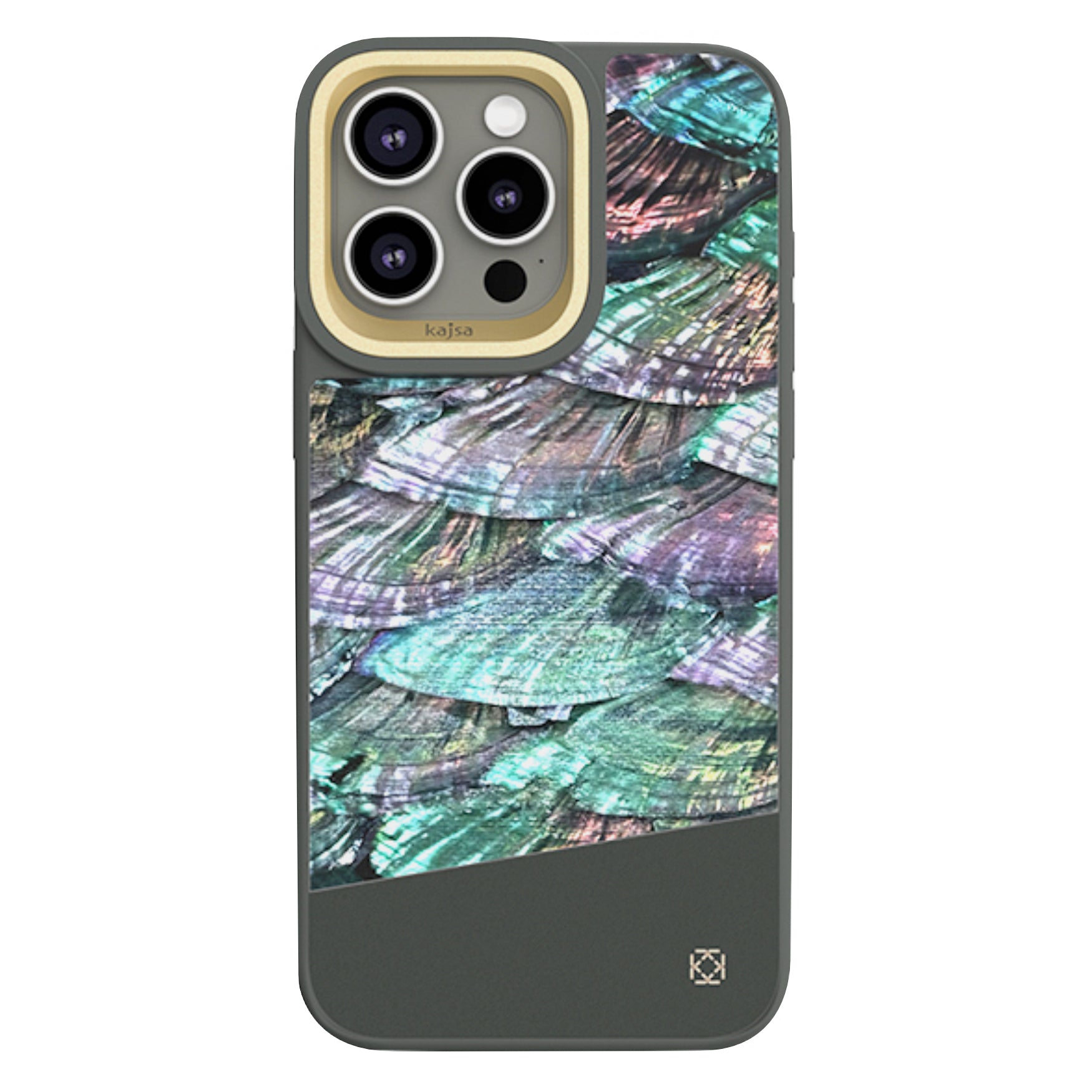 Glamorous Collection - Pearl Patchwork Back Case for iPhone 15