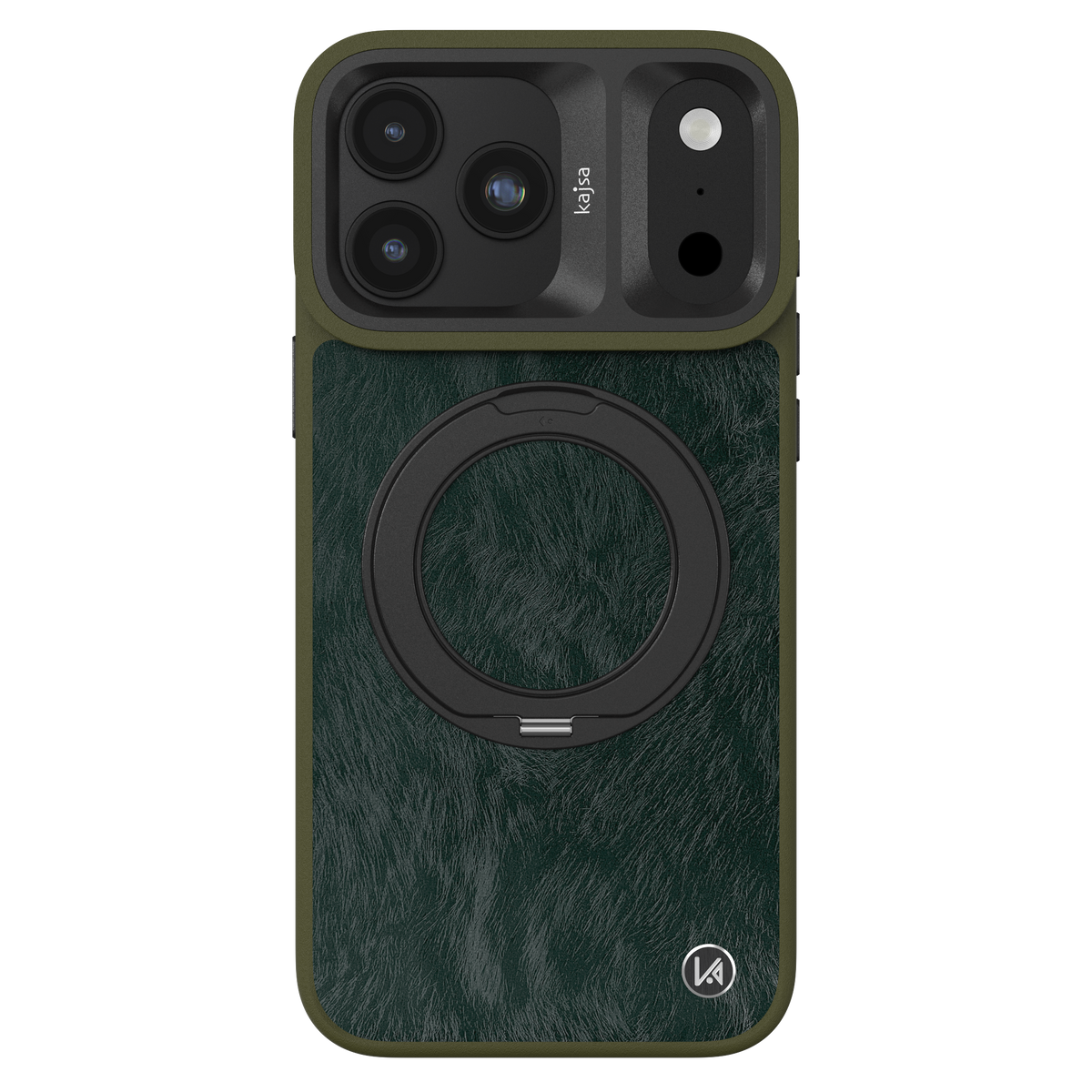 GeoRing Collection - Aurora Pattern Back Case for iPhone 18 (MagSafe Compatible)