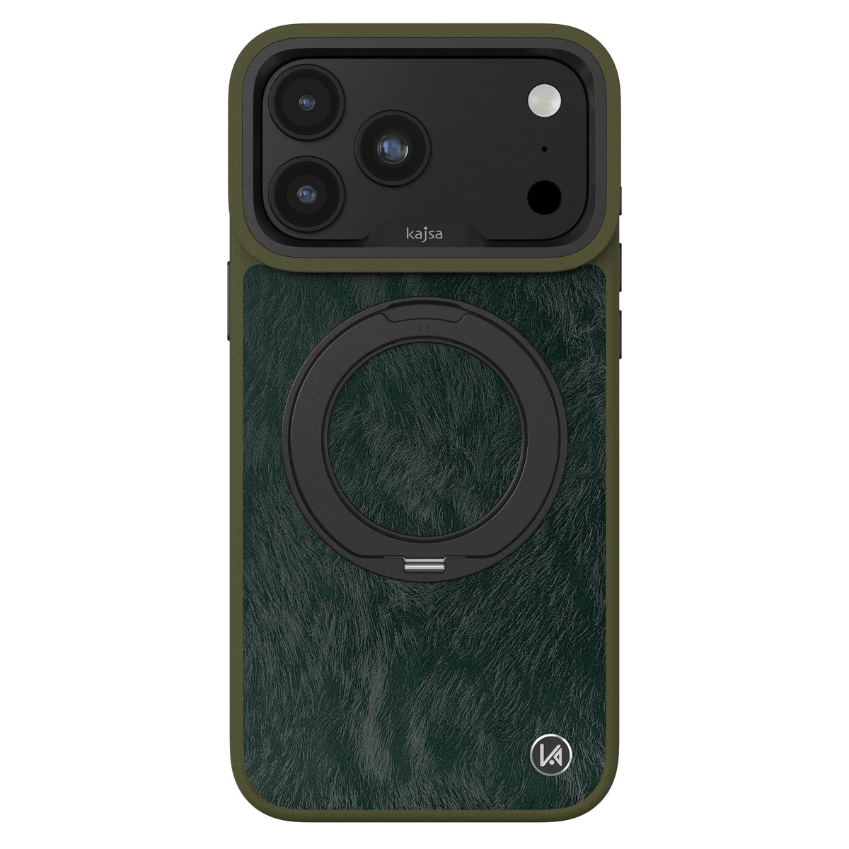 GeoRing Collection - Aurora Pattern Back Case for iPhone 18 (MagSafe Compatible)