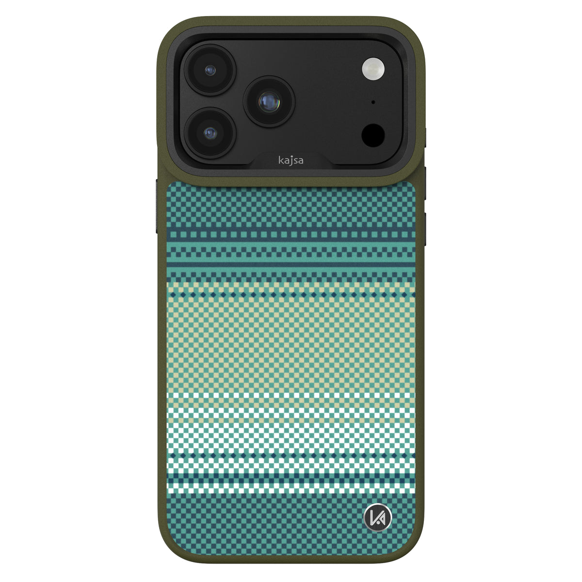 Resort Collection - Gradient Stripe Pattern Back Case for iPhone 18 (MagSafe Compatible)