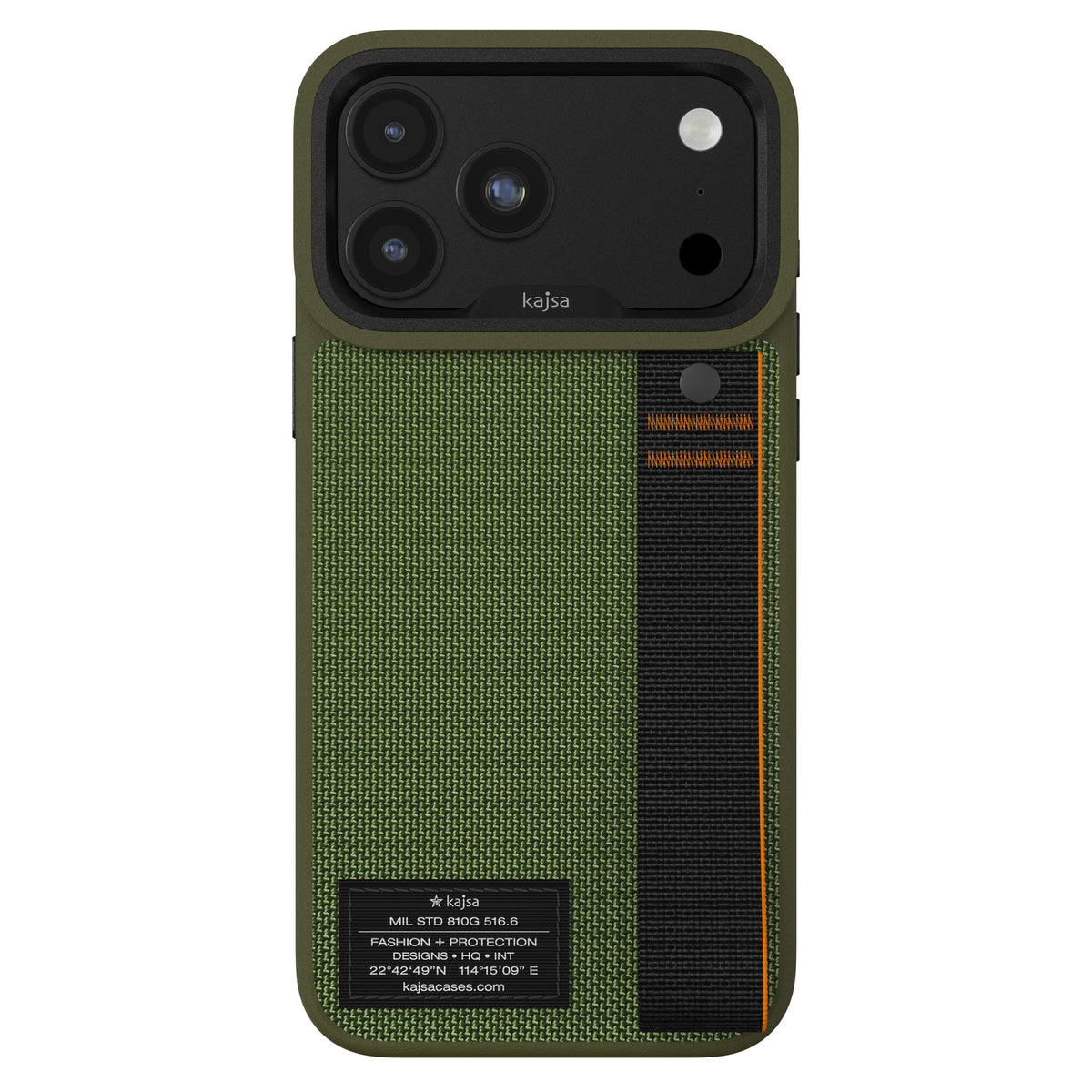 Military Collection - Straps Back Case for iPhone 18 (MagSafe Compatible)