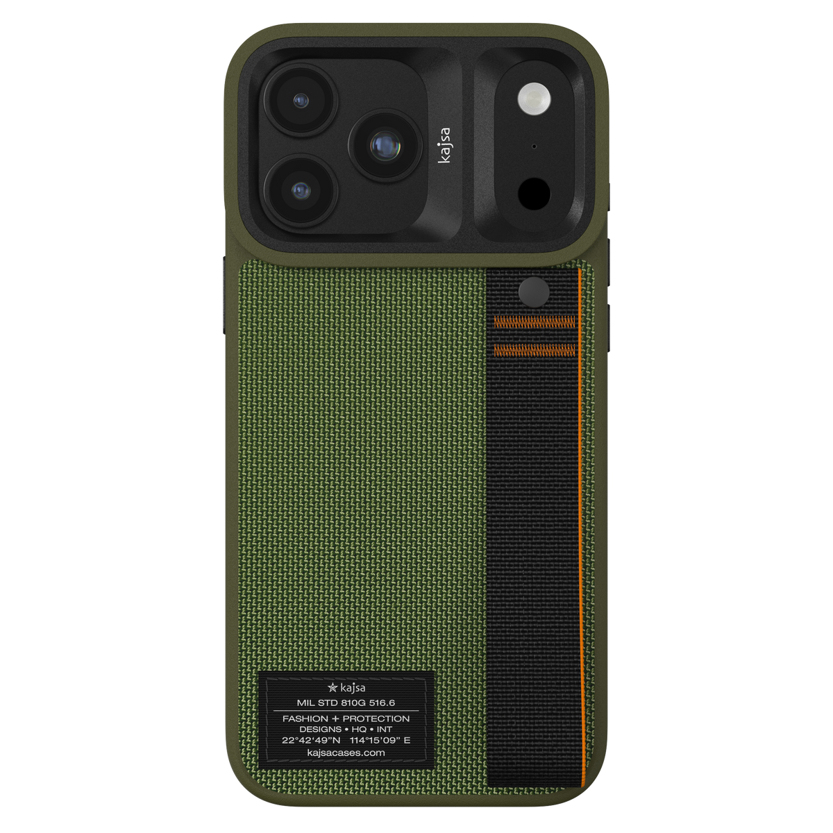 Military Collection - Straps Back Case for iPhone 18 (MagSafe Compatible)