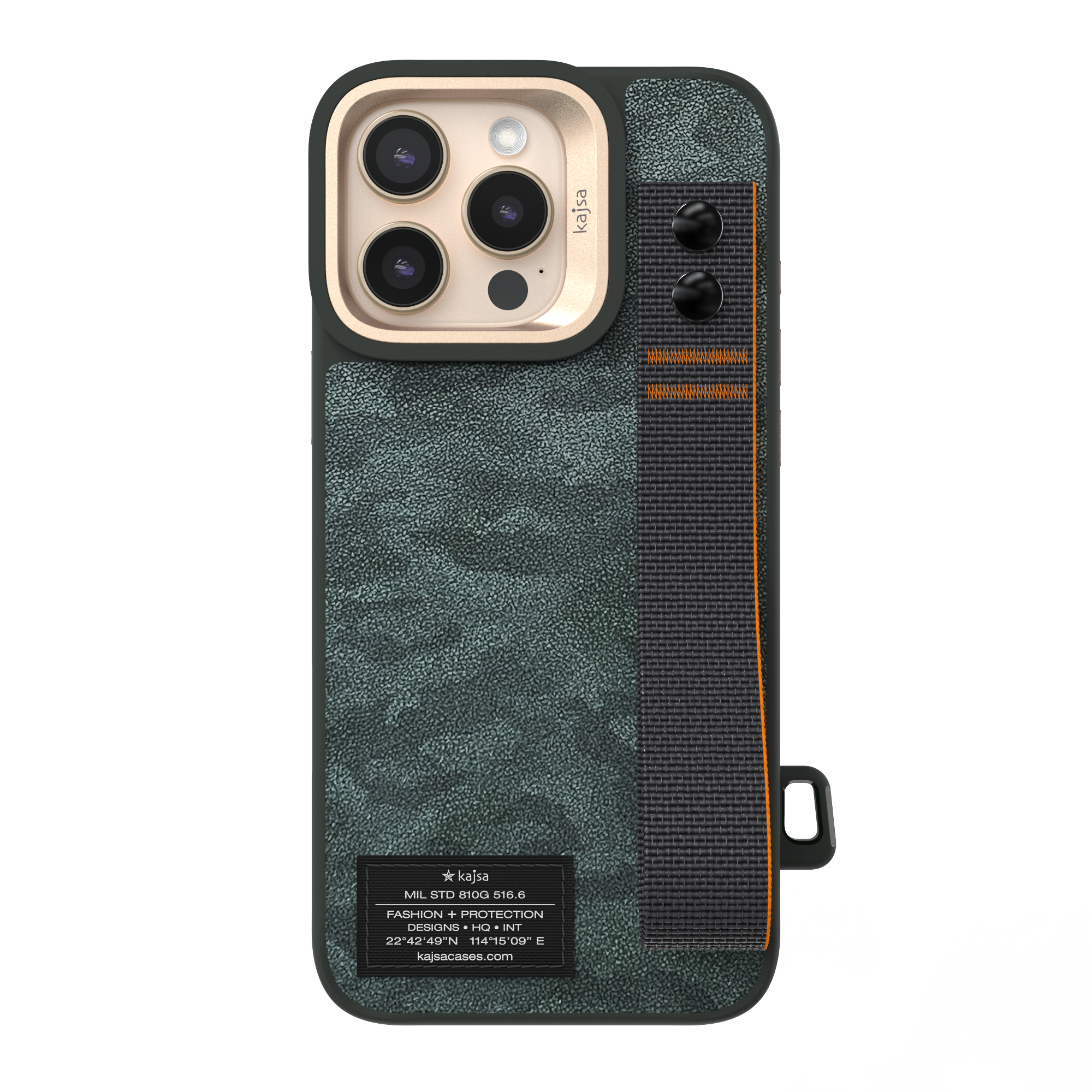 Outdoor Collection - Shimmer Camo Straps Back Case for iPhone 16 (MagSafe Compatible)