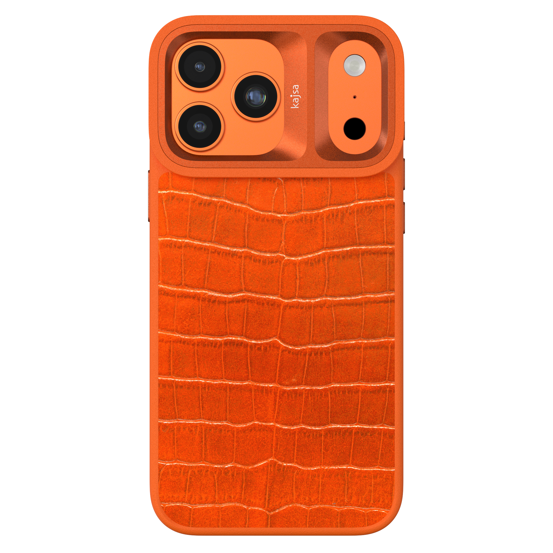 Neo Classic Collection - Genuine Croco Pattern Leather Back Case for iPhone 17 (MagSafe Compatible)