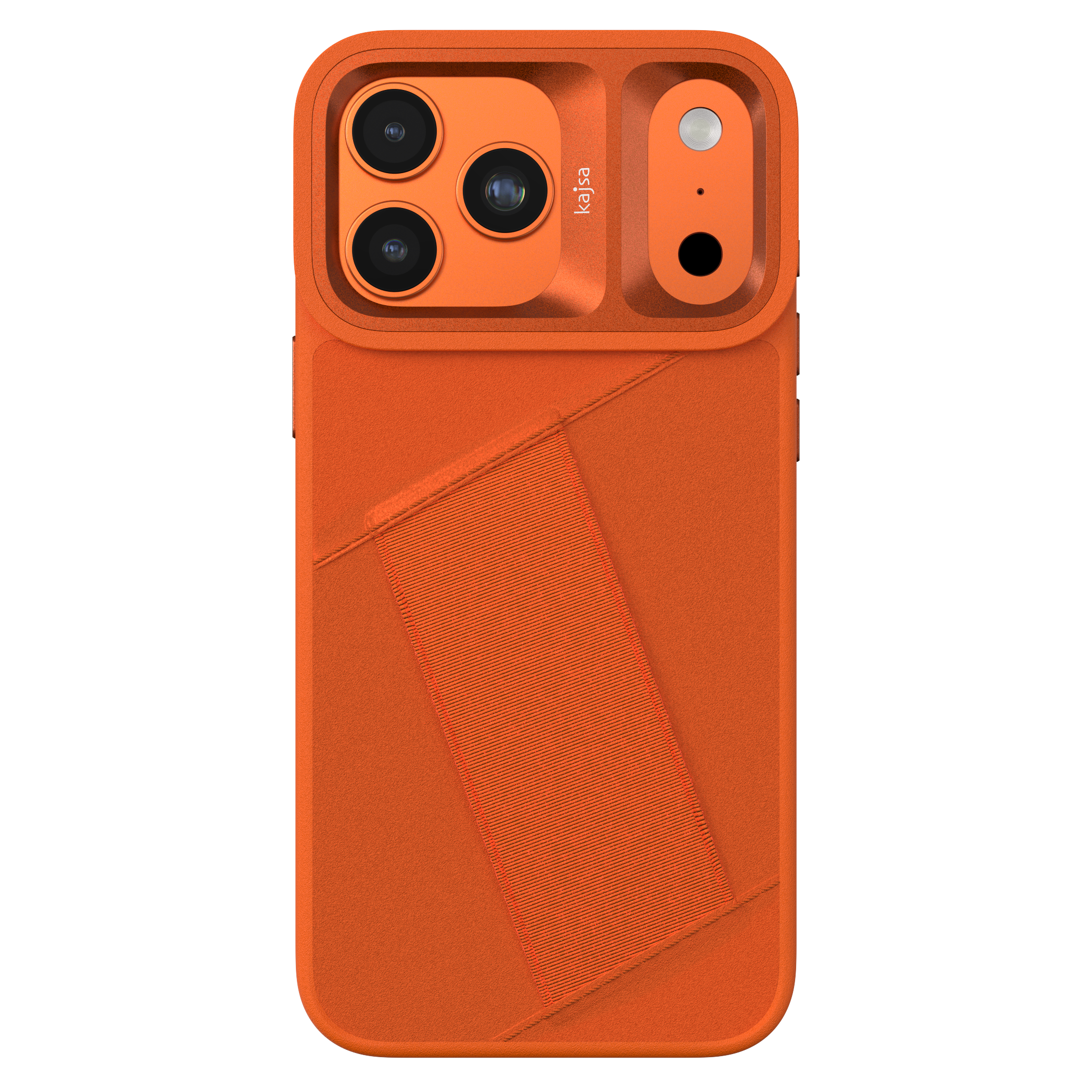 Preppie Collection - Elastic Hand Grip back case for iPhone 17