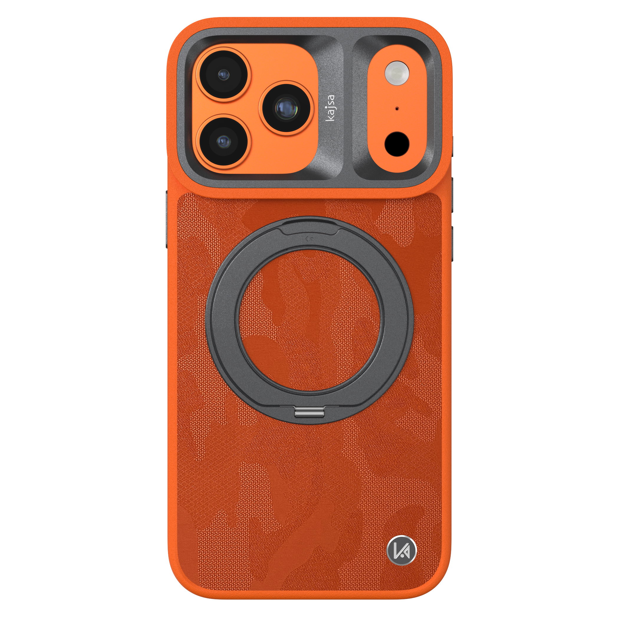 GeoRing Collection - Camo Satin Back Case for iPhone 17 (MagSafe Compatible)