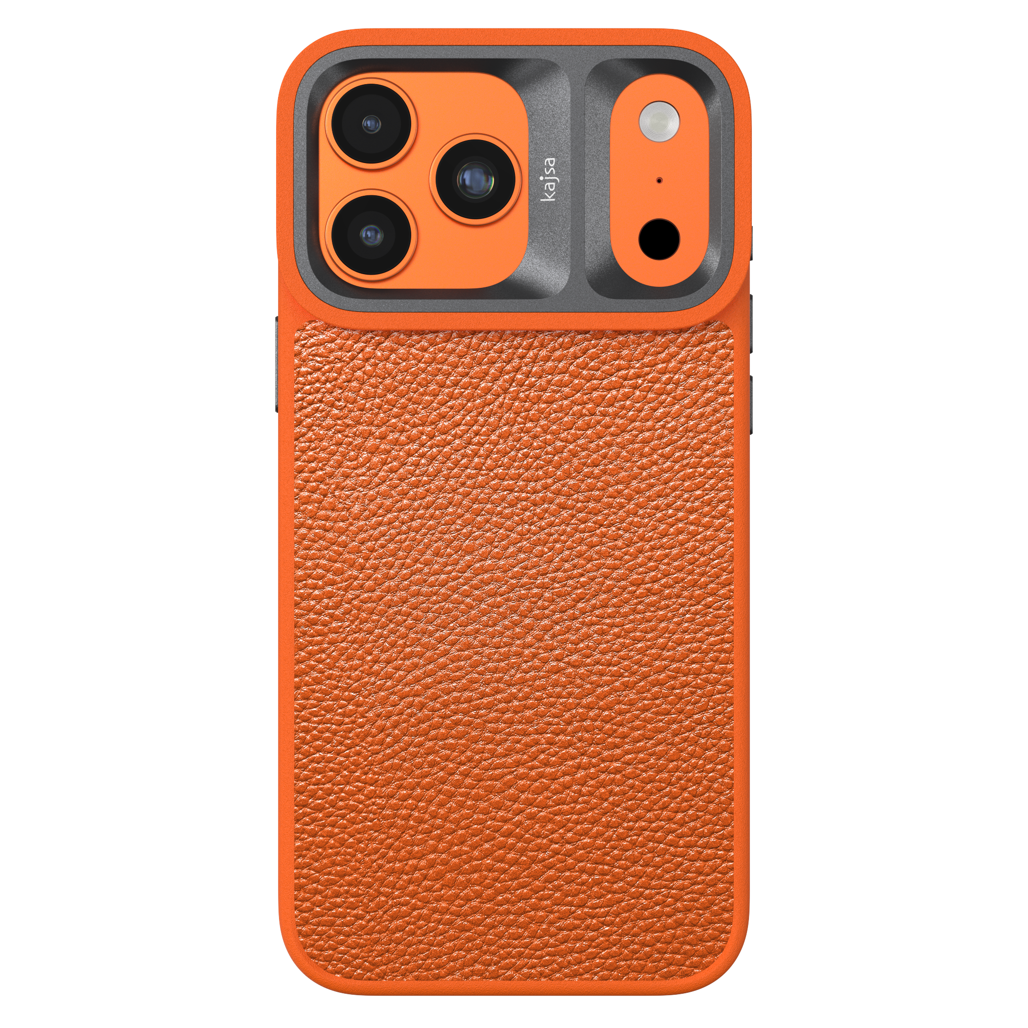 Preppie Collection - Litchi Pattern Back Case for iPhone 17 (MagSafe Compatible)