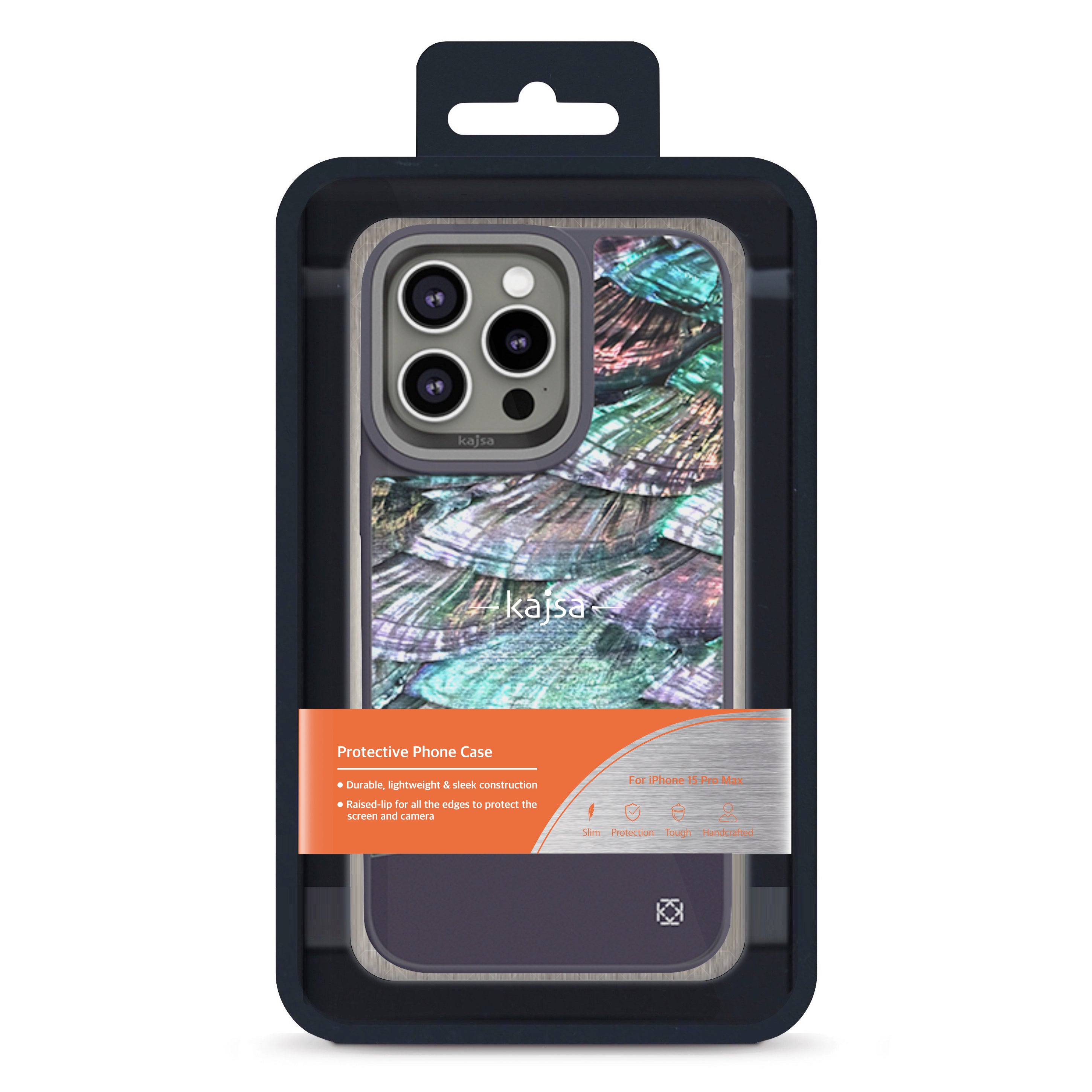 Glamorous Collection - Pearl Patchwork Back Case for iPhone 15