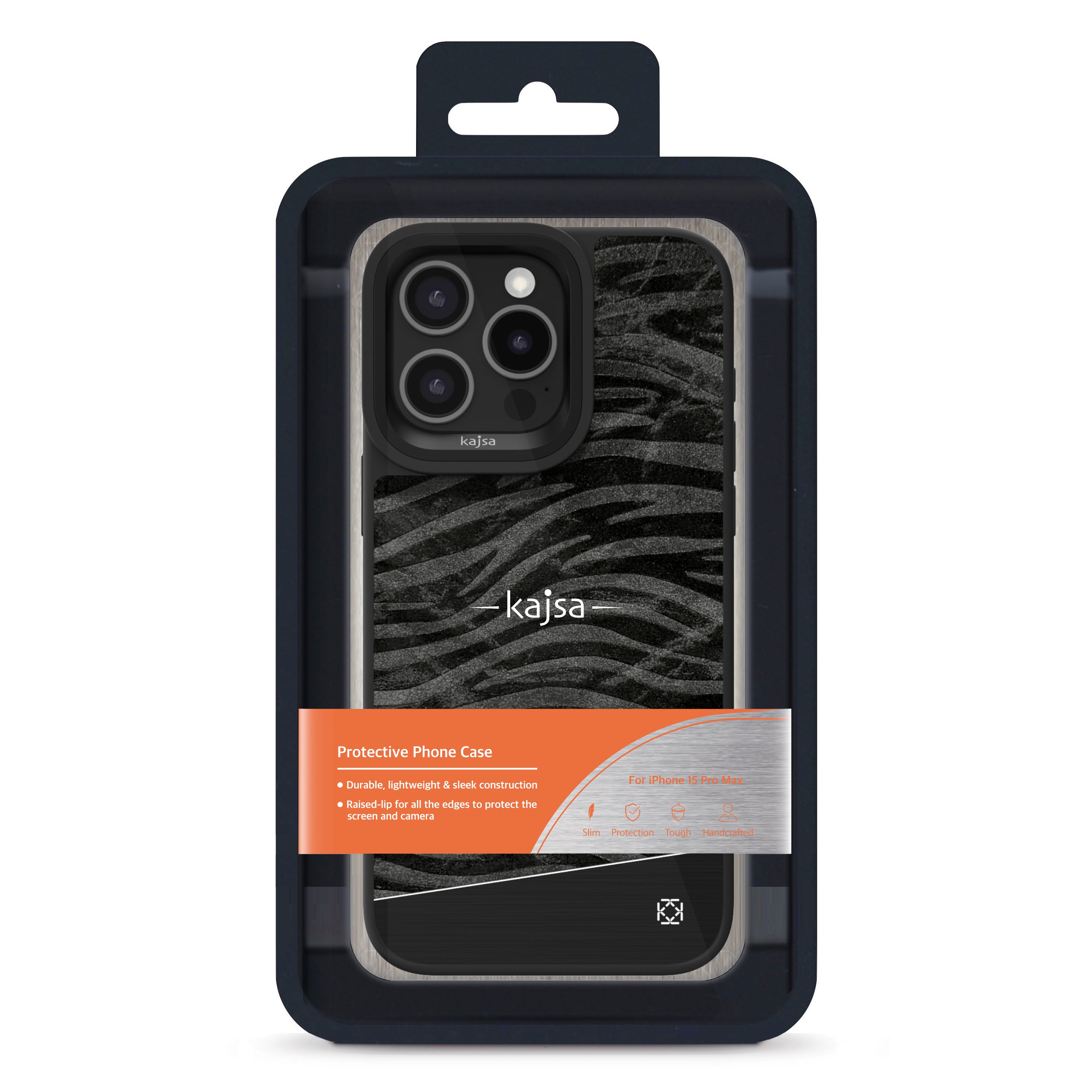 Glamorous Collection - Titanium Aquatic Back Case for iPhone 15