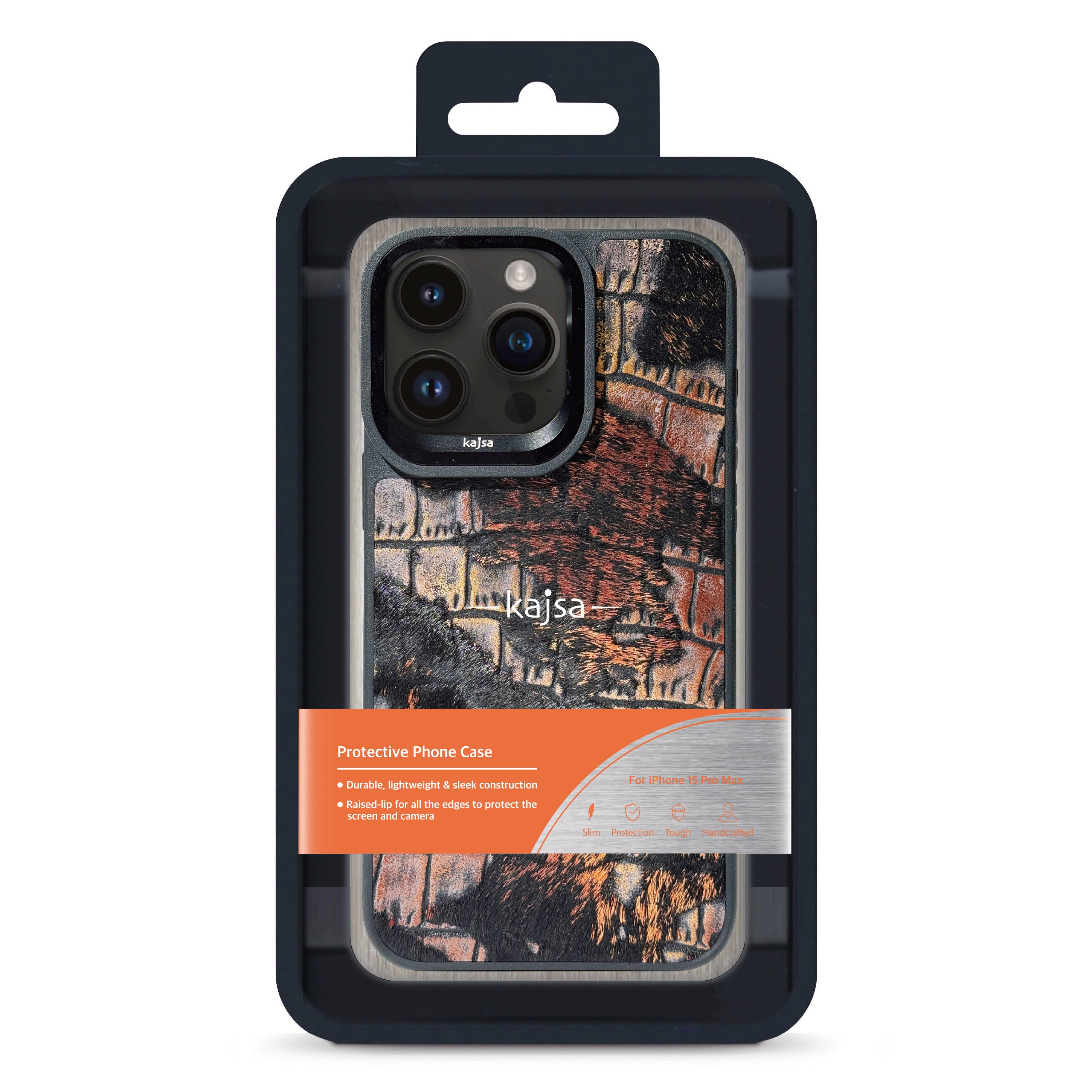 Glamorous Collection - Glam Croco Back Case for iPhone 15