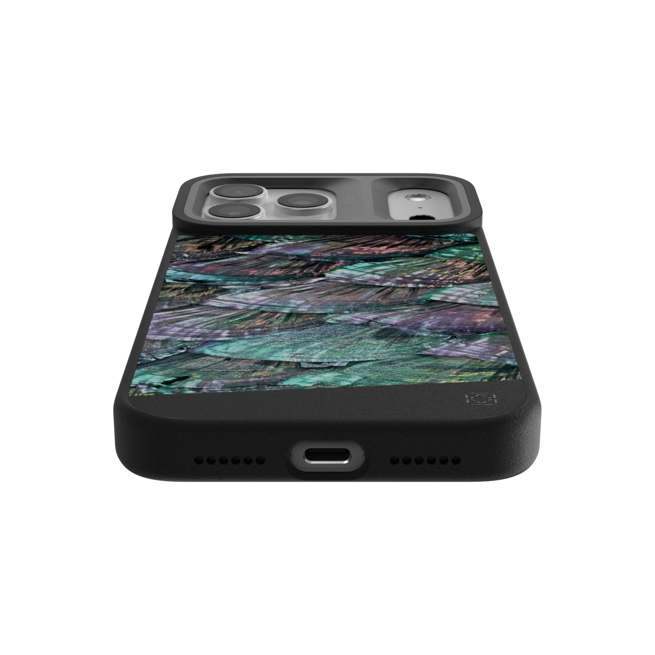 Glamorous Collection - Pearl Patchwork Back Case for iPhone 17 (MagSafe Compatible)