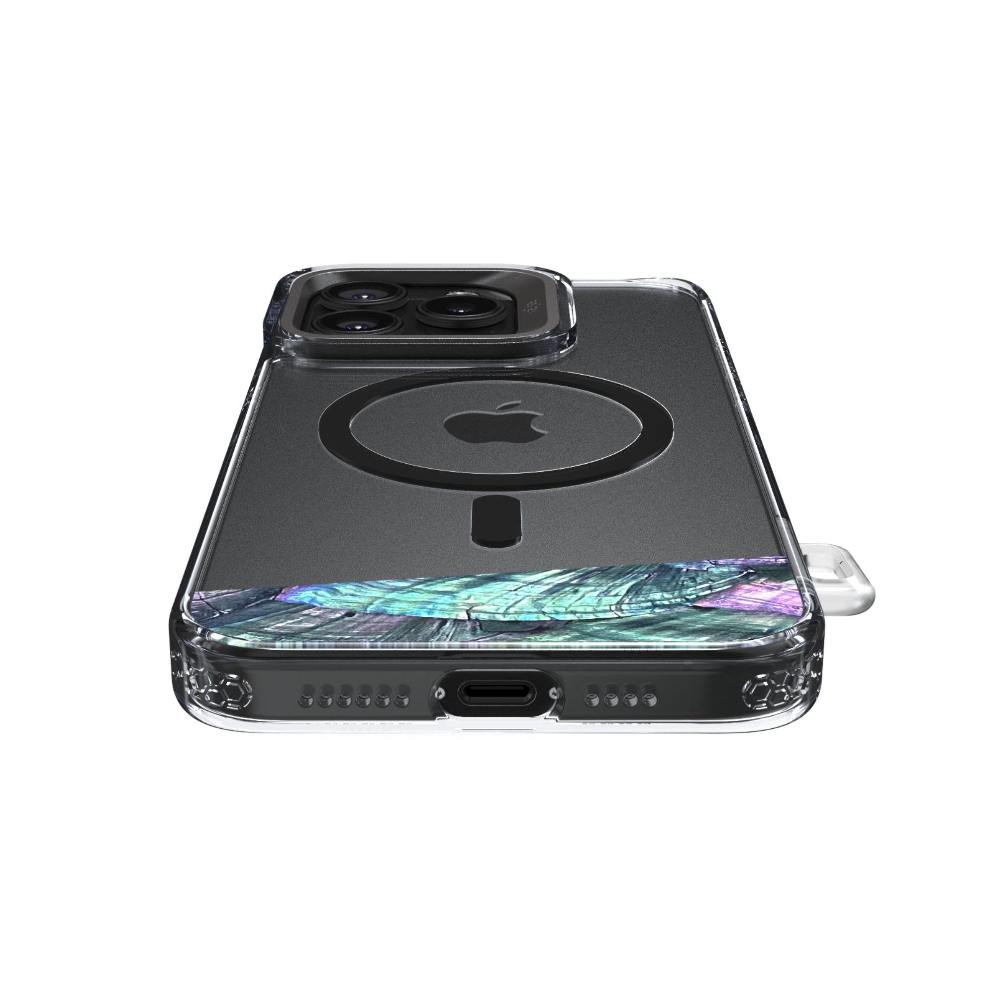 Trans-Shield Collection - Pearl Back Case for iPhone 15 (MagSafe Compatible)