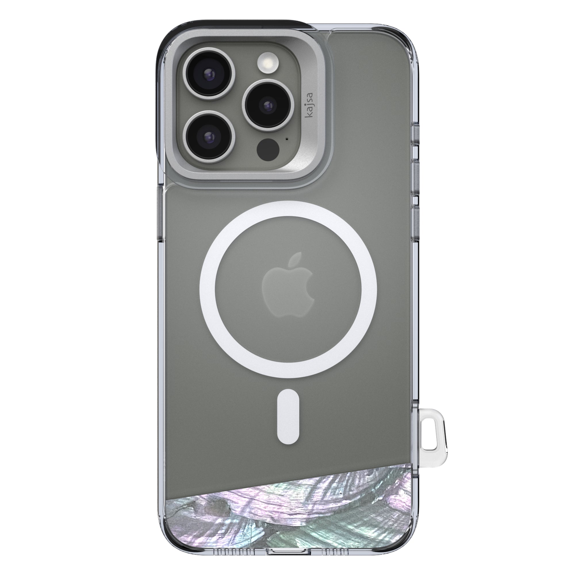 Trans-Shield Collection - Pearl Back Case for iPhone 15 (MagSafe Compatible)