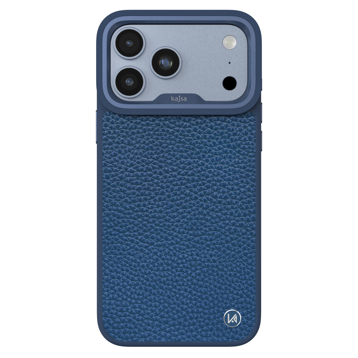 Genuine Leather Togo Litchi Pattern Back Case for iPhone 18 (MagSafe Compatible)