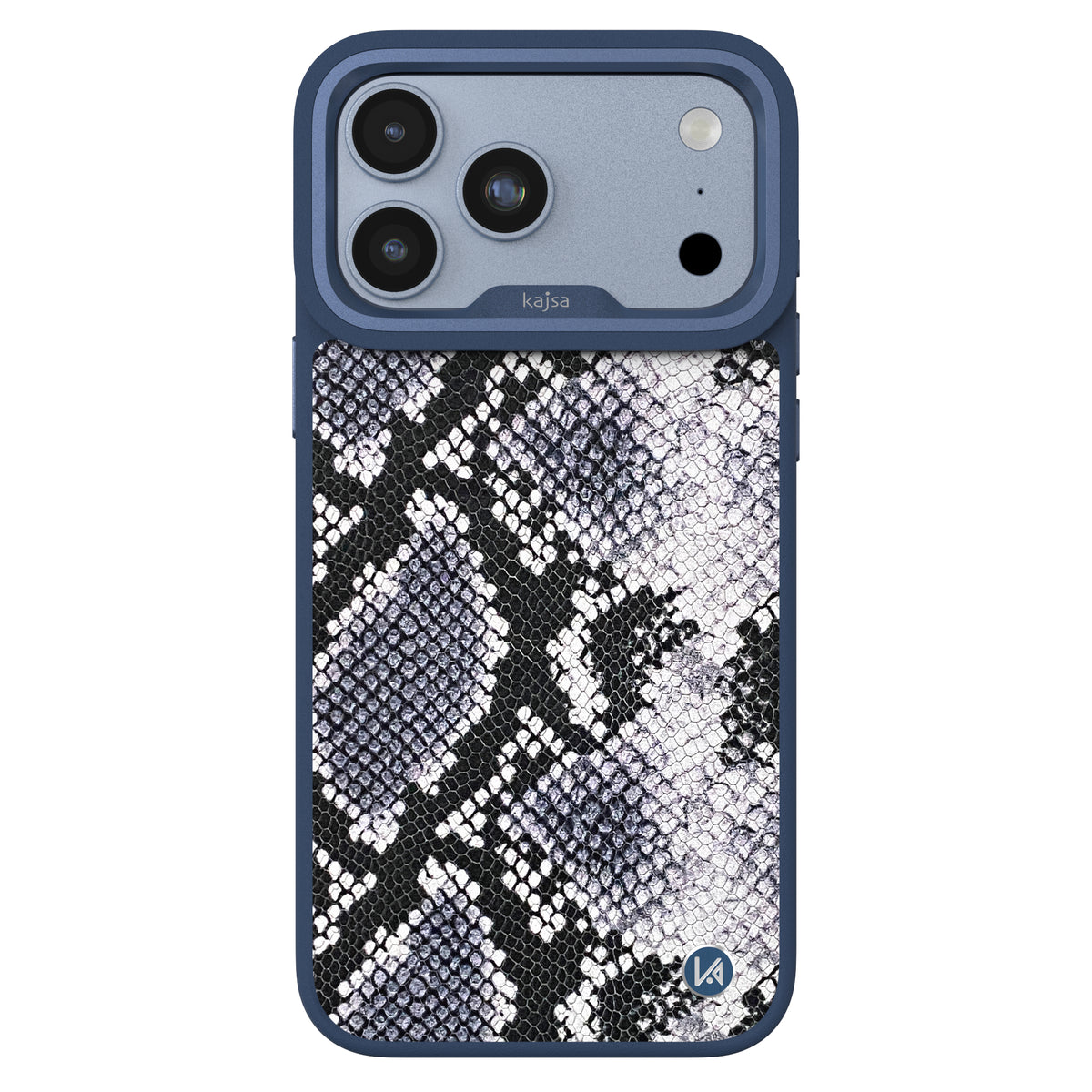 Glamorous Collection - Genuine Leather Snake Pattern Back Case for iPhone 18 (MagSafe Compatible)