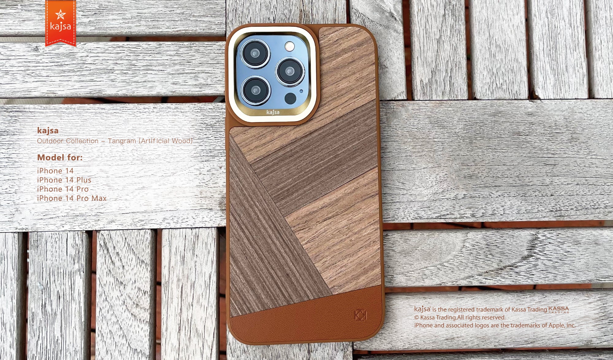 Outdoor Collection - Tangram Back Case for iPhone 14-Phone Case- phone case - phone cases- phone cover- iphone cover- iphone case- iphone cases- leather case- leather cases- DIYCASE - custom case - leather cover - hand strap case - croco pattern case - snake pattern case - carbon fiber phone case - phone case brand - unique phone case - high quality - phone case brand - protective case - buy phone case hong kong - online buy phone case - iphone手機殼 - 客製化手機殼 - samsung 手機殼 - 香港手機殼 - 買電話殼