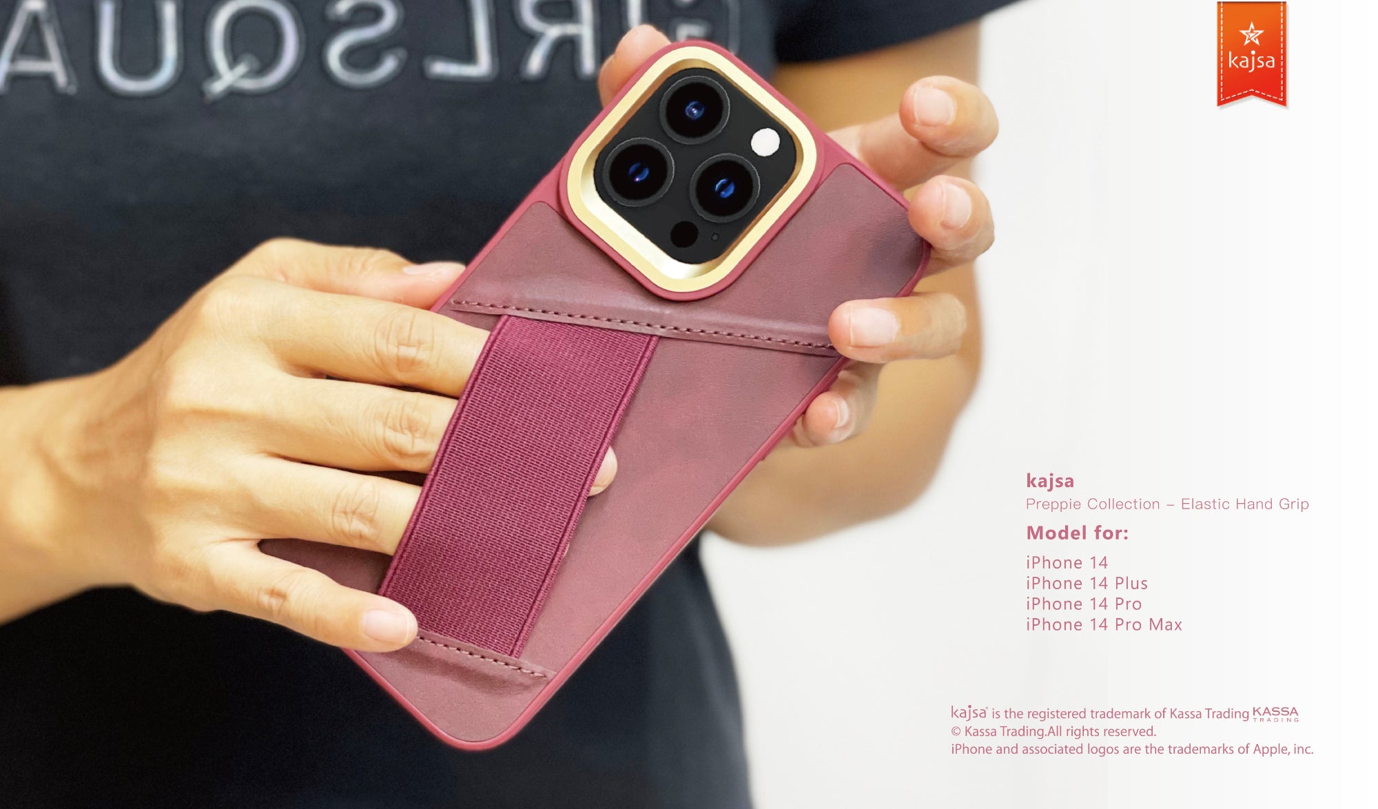 Preppie Collection - Elastic Hand Grip back case for iPhone 14-Phone Case- phone case - phone cases- phone cover- iphone cover- iphone case- iphone cases- leather case- leather cases- DIYCASE - custom case - leather cover - hand strap case - croco pattern case - snake pattern case - carbon fiber phone case - phone case brand - unique phone case - high quality - phone case brand - protective case - buy phone case hong kong - online buy phone case - iphone手機殼 - 客製化手機殼 - samsung 手機殼 - 香港手機殼 - 買電話殼