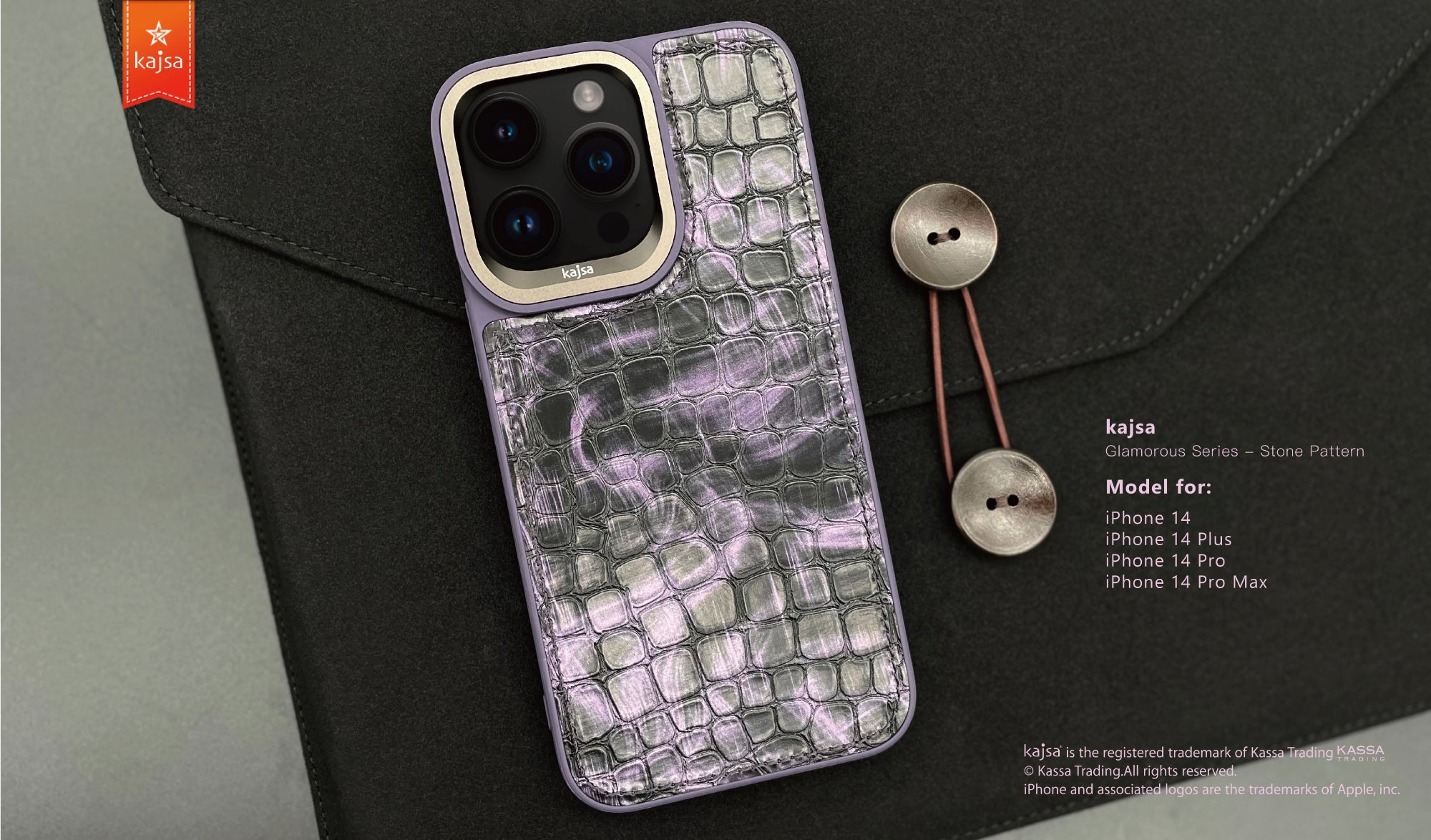 Glamorous Collection - Stone Pattern Back Case for iPhone 14-Phone Case- phone case - phone cases- phone cover- iphone cover- iphone case- iphone cases- leather case- leather cases- DIYCASE - custom case - leather cover - hand strap case - croco pattern case - snake pattern case - carbon fiber phone case - phone case brand - unique phone case - high quality - phone case brand - protective case - buy phone case hong kong - online buy phone case - iphone手機殼 - 客製化手機殼 - samsung 手機殼 - 香港手機殼 - 買電話殼