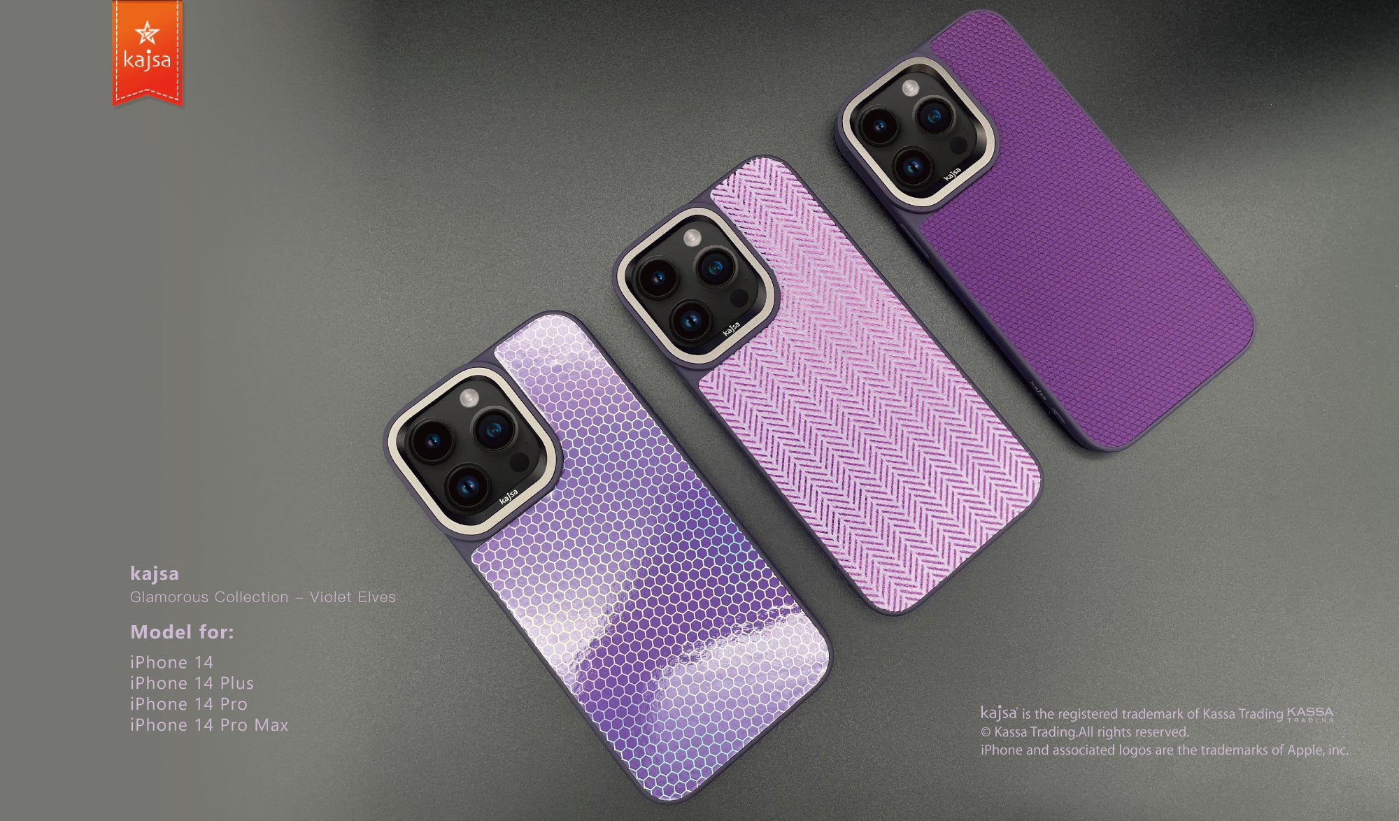 Glamorous Collection - Violet Elves Back Case for iPhone 14-Phone Case- phone case - phone cases- phone cover- iphone cover- iphone case- iphone cases- leather case- leather cases- DIYCASE - custom case - leather cover - hand strap case - croco pattern case - snake pattern case - carbon fiber phone case - phone case brand - unique phone case - high quality - phone case brand - protective case - buy phone case hong kong - online buy phone case - iphone手機殼 - 客製化手機殼 - samsung 手機殼 - 香港手機殼 - 買電話殼