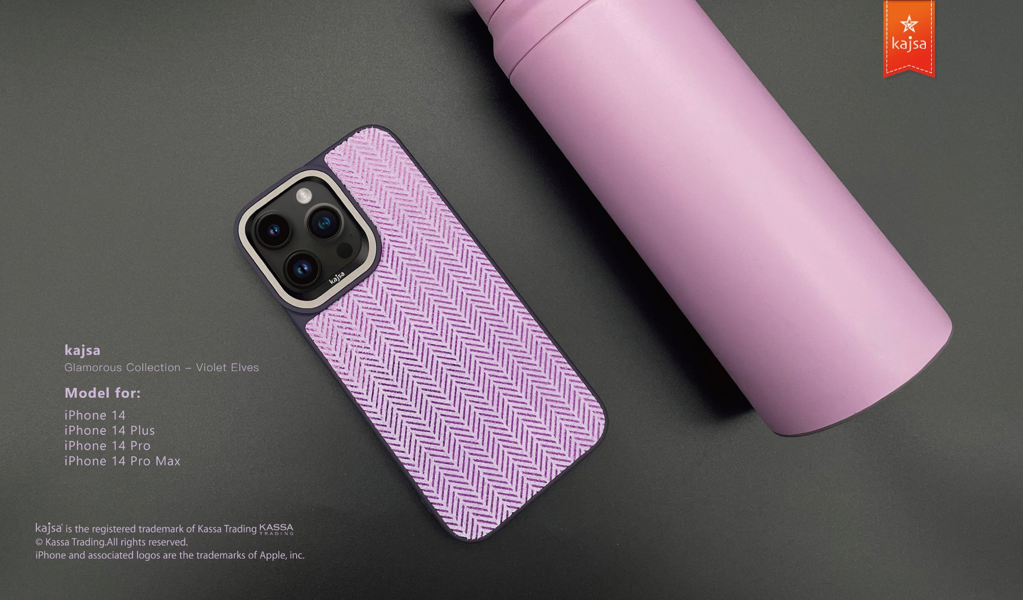 Glamorous Collection - Violet Elves Back Case for iPhone 14-Phone Case- phone case - phone cases- phone cover- iphone cover- iphone case- iphone cases- leather case- leather cases- DIYCASE - custom case - leather cover - hand strap case - croco pattern case - snake pattern case - carbon fiber phone case - phone case brand - unique phone case - high quality - phone case brand - protective case - buy phone case hong kong - online buy phone case - iphone手機殼 - 客製化手機殼 - samsung 手機殼 - 香港手機殼 - 買電話殼