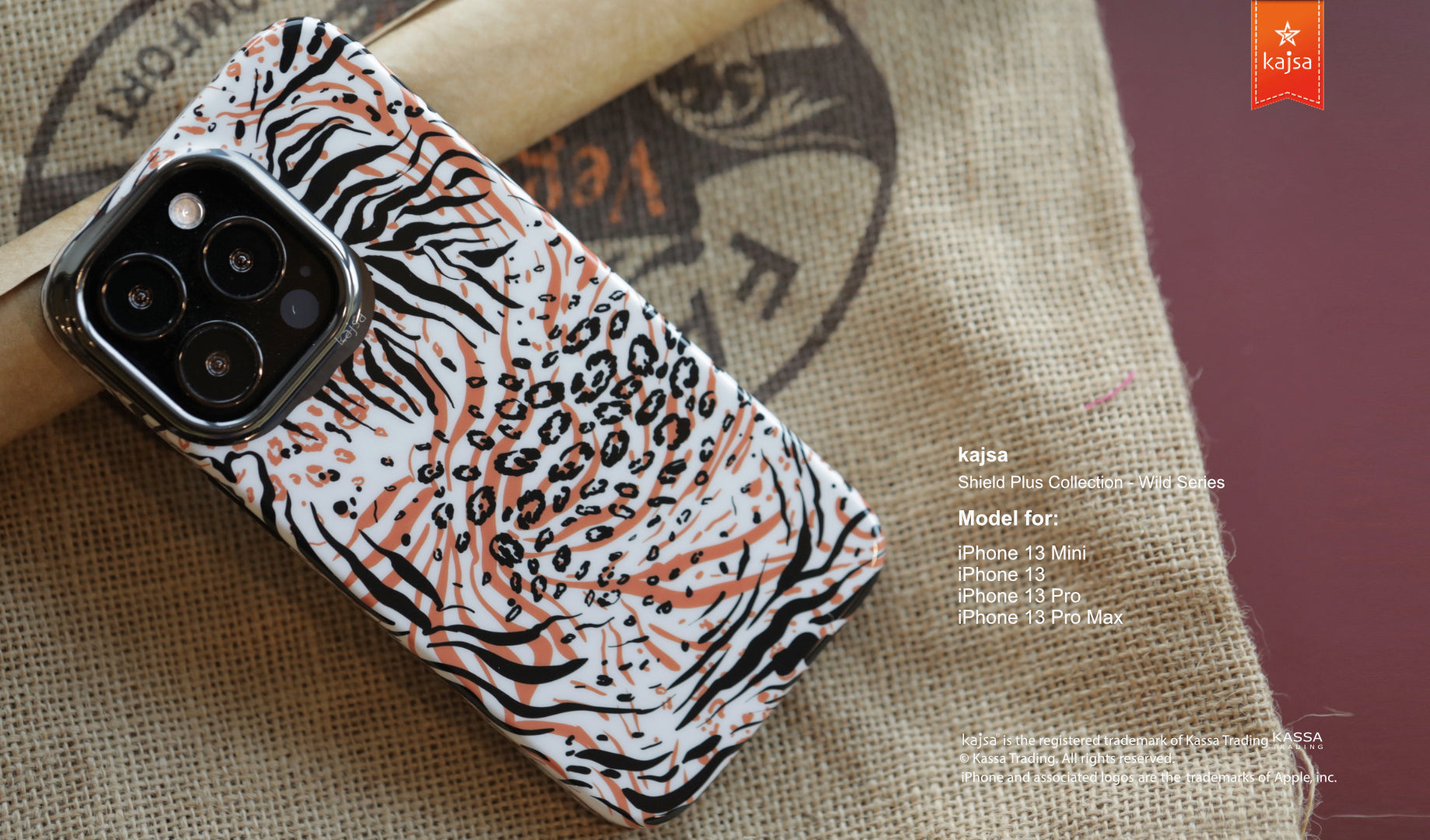 Shield Plus Collection - Wild Series Back Cover for iPhone 13-Phone Case- phone case - phone cases- phone cover- iphone cover- iphone case- iphone cases- leather case- leather cases- DIYCASE - custom case - leather cover - hand strap case - croco pattern case - snake pattern case - carbon fiber phone case - phone case brand - unique phone case - high quality - phone case brand - protective case - buy phone case hong kong - online buy phone case - iphone手機殼 - 客製化手機殼 - samsung 手機殼 - 香港手機殼 - 買電話殼