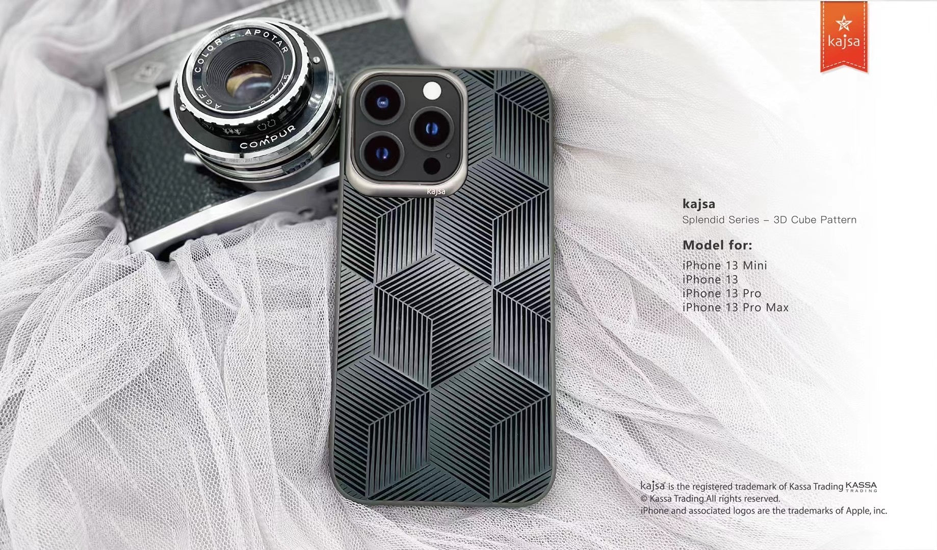 Splendid Series Collection - 3D Cube Pattern Back Case for iPhone 13-Phone Case- phone case - phone cases- phone cover- iphone cover- iphone case- iphone cases- leather case- leather cases- DIYCASE - custom case - leather cover - hand strap case - croco pattern case - snake pattern case - carbon fiber phone case - phone case brand - unique phone case - high quality - phone case brand - protective case - buy phone case hong kong - online buy phone case - iphone手機殼 - 客製化手機殼 - samsung 手機殼 - 香港手機殼 - 買電話殼