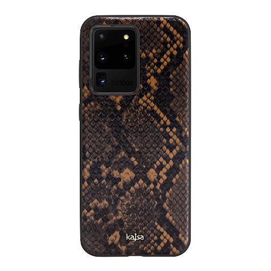 Glamorous Collection - Snake Pattern 2 Back Case for Samsung Galaxy S20/S20+/S20 Ultra-Phone Case- phone case - phone cases- phone cover- iphone cover- iphone case- iphone cases- leather case- leather cases- DIYCASE - custom case - leather cover - hand strap case - croco pattern case - snake pattern case - carbon fiber phone case - phone case brand - unique phone case - high quality - phone case brand - protective case - buy phone case hong kong - online buy phone case - iphone手機殼 - 客製化手機殼 - samsung 手機殼 -