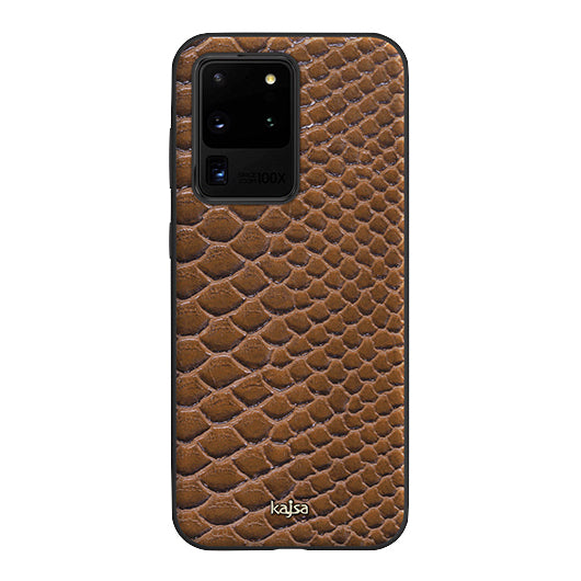 Glamorous Collection - Snake Pattern Back Case for Samsung Galaxy S20/S20+/S20 Ultra-Phone Case- phone case - phone cases- phone cover- iphone cover- iphone case- iphone cases- leather case- leather cases- DIYCASE - custom case - leather cover - hand strap case - croco pattern case - snake pattern case - carbon fiber phone case - phone case brand - unique phone case - high quality - phone case brand - protective case - buy phone case hong kong - online buy phone case - iphone手機殼 - 客製化手機殼 - samsung 手機殼 - 香