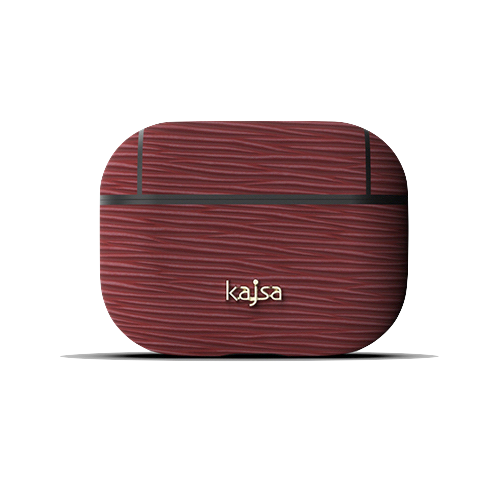 Genuine Leather Wave Pattern AirPods Pro Jacket-AirPods Case- phone case - phone cases- phone cover- iphone cover- iphone case- iphone cases- leather case- leather cases- DIYCASE - custom case - leather cover - hand strap case - croco pattern case - snake pattern case - carbon fiber phone case - phone case brand - unique phone case - high quality - phone case brand - protective case - buy phone case hong kong - online buy phone case - iphone手機殼 - 客製化手機殼 - samsung 手機殼 - 香港手機殼 - 買電話殼