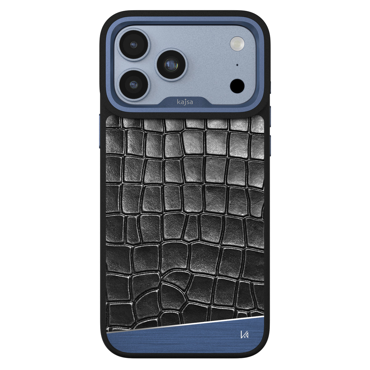 Glamorous Collection - Metallic Croco Back Case for iPhone 18 (MagSafe Compatible)
