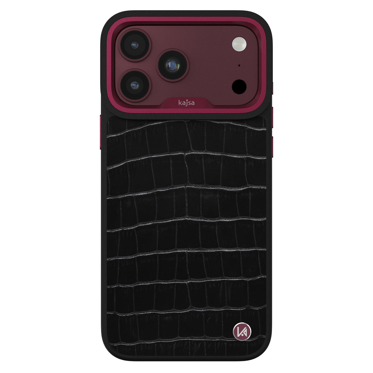 Neo Classic Collection - Genuine Croco Pattern Leather Back Case for iPhone 18 (MagSafe Compatible)