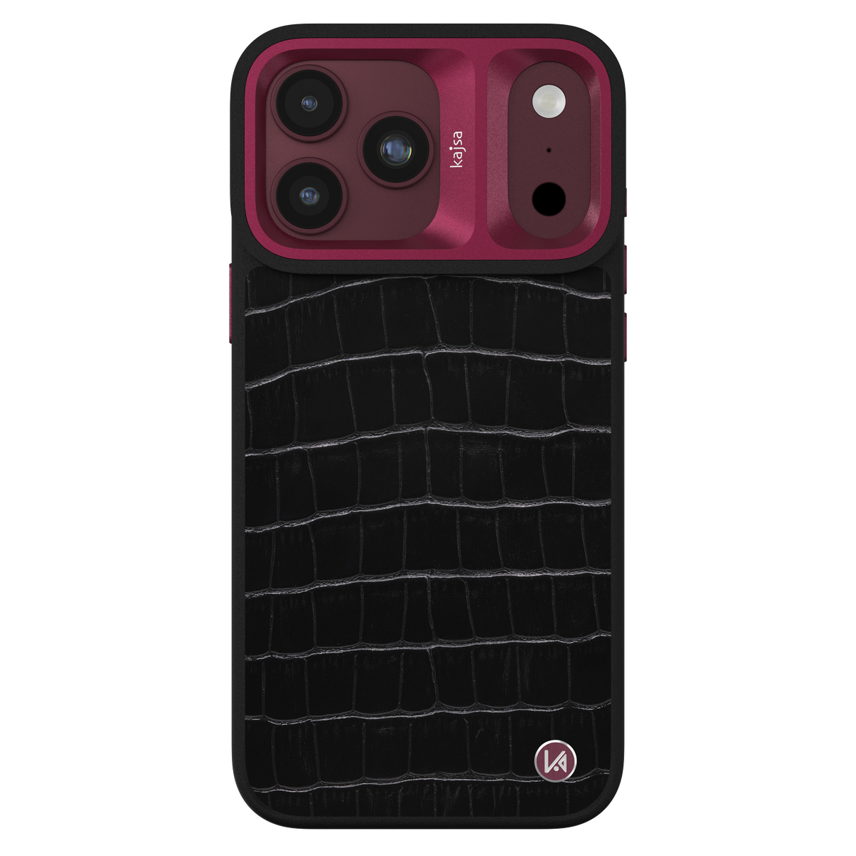 Neo Classic Collection - Genuine Croco Pattern Leather Back Case for iPhone 18 (MagSafe Compatible)