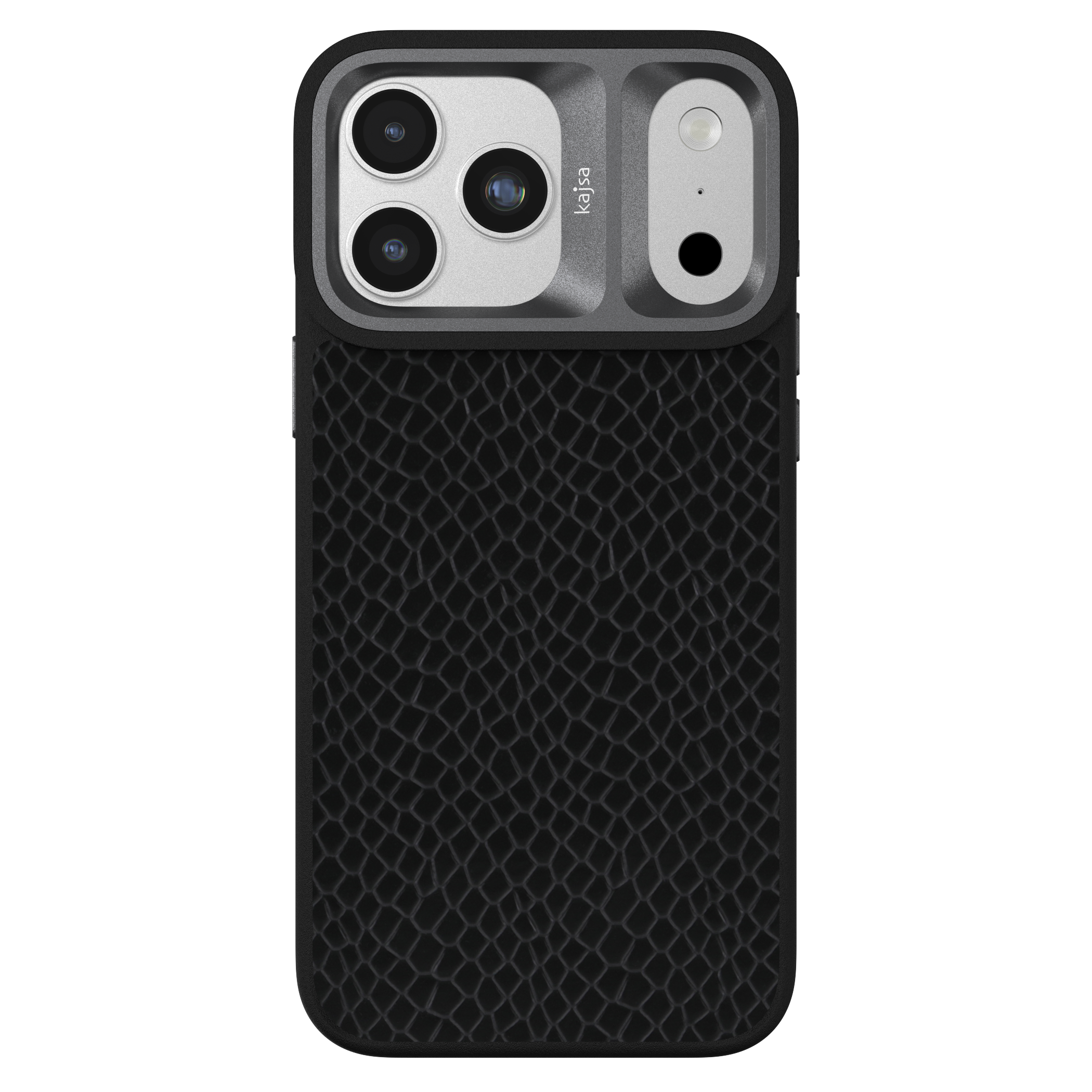 Genuine Leather Pearl Pattern Back Case for iPhone 17 (MagSafe Compatible)