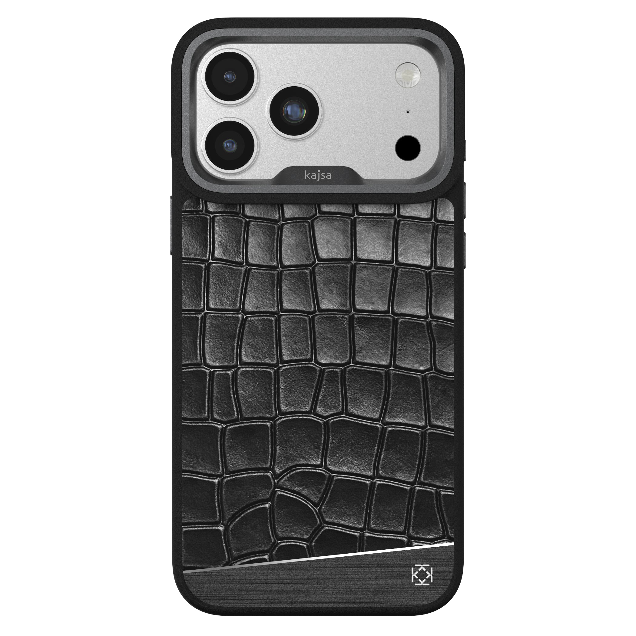 Glamorous Collection - Metallic Croco 2 Back Case for iPhone 17 (MagSafe Compatible)