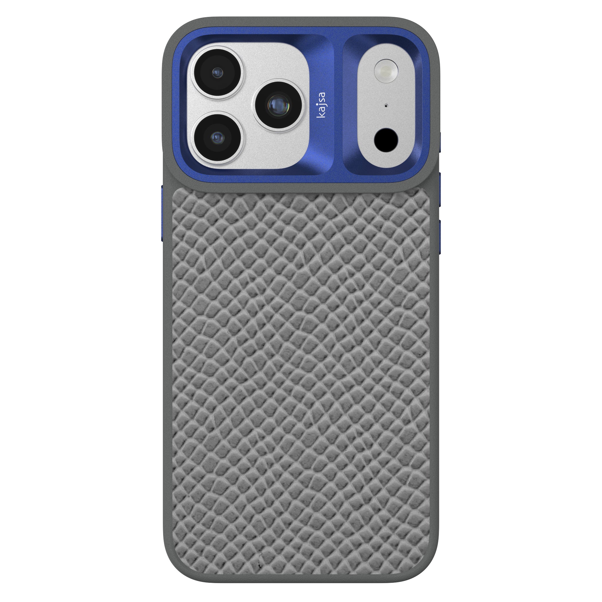 Genuine Leather Pearl Pattern Back Case for iPhone 17 (MagSafe Compatible)