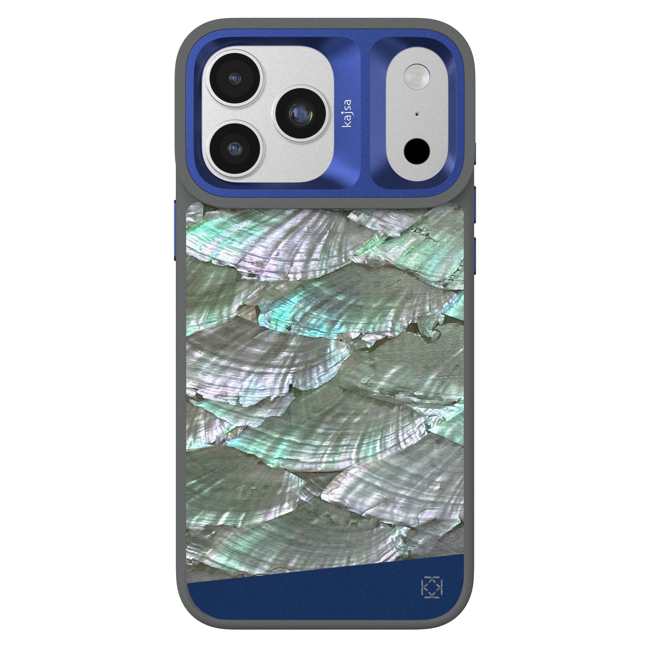 Glamorous Collection - Pearl Patchwork Back Case for iPhone 17 (MagSafe Compatible)