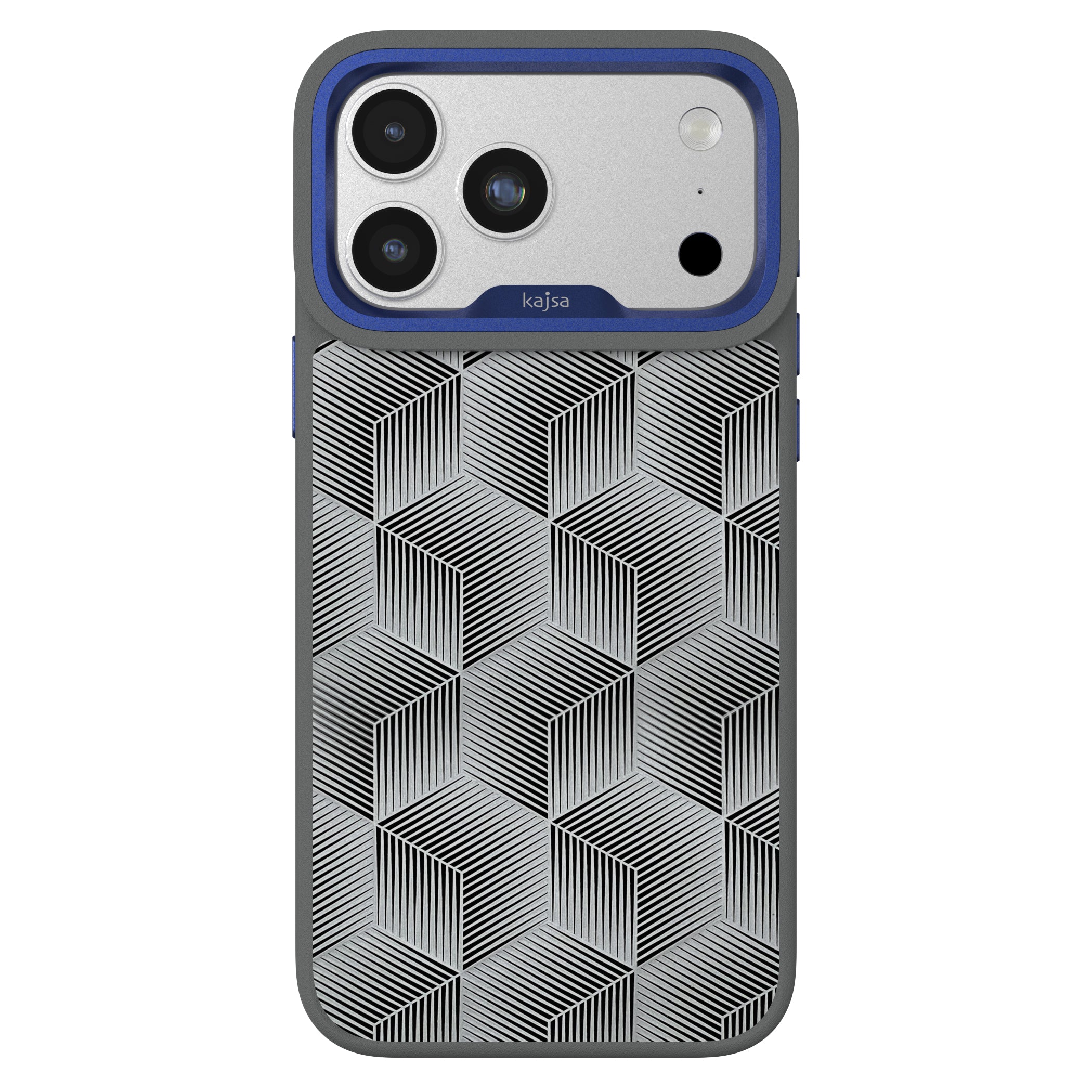 Splendid Series Collection - 3D Cube Pattern Back Case for iPhone 17 (MagSafe Compatible)