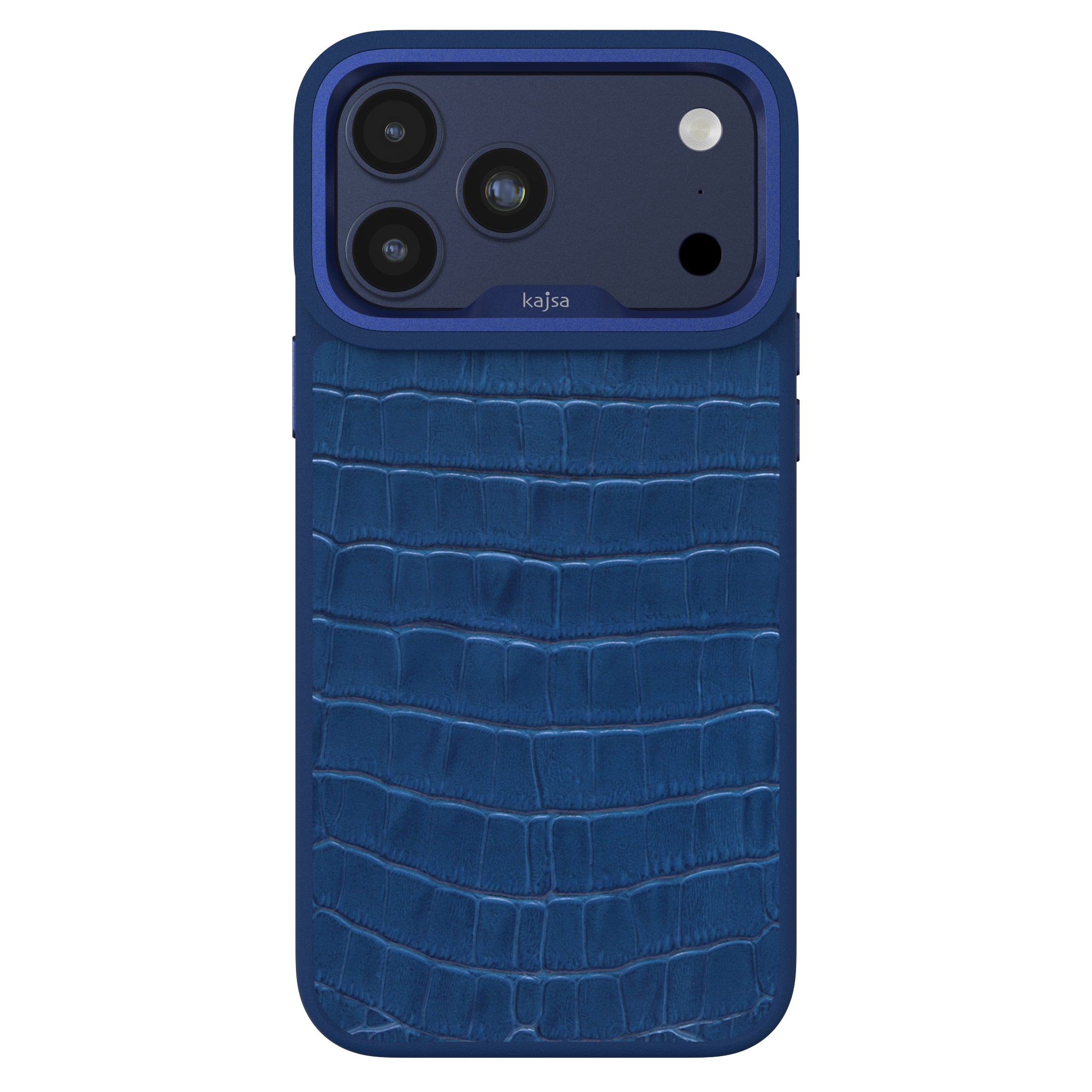 Neo Classic Collection - Genuine Croco Pattern Leather Back Case for iPhone 17 (MagSafe Compatible)