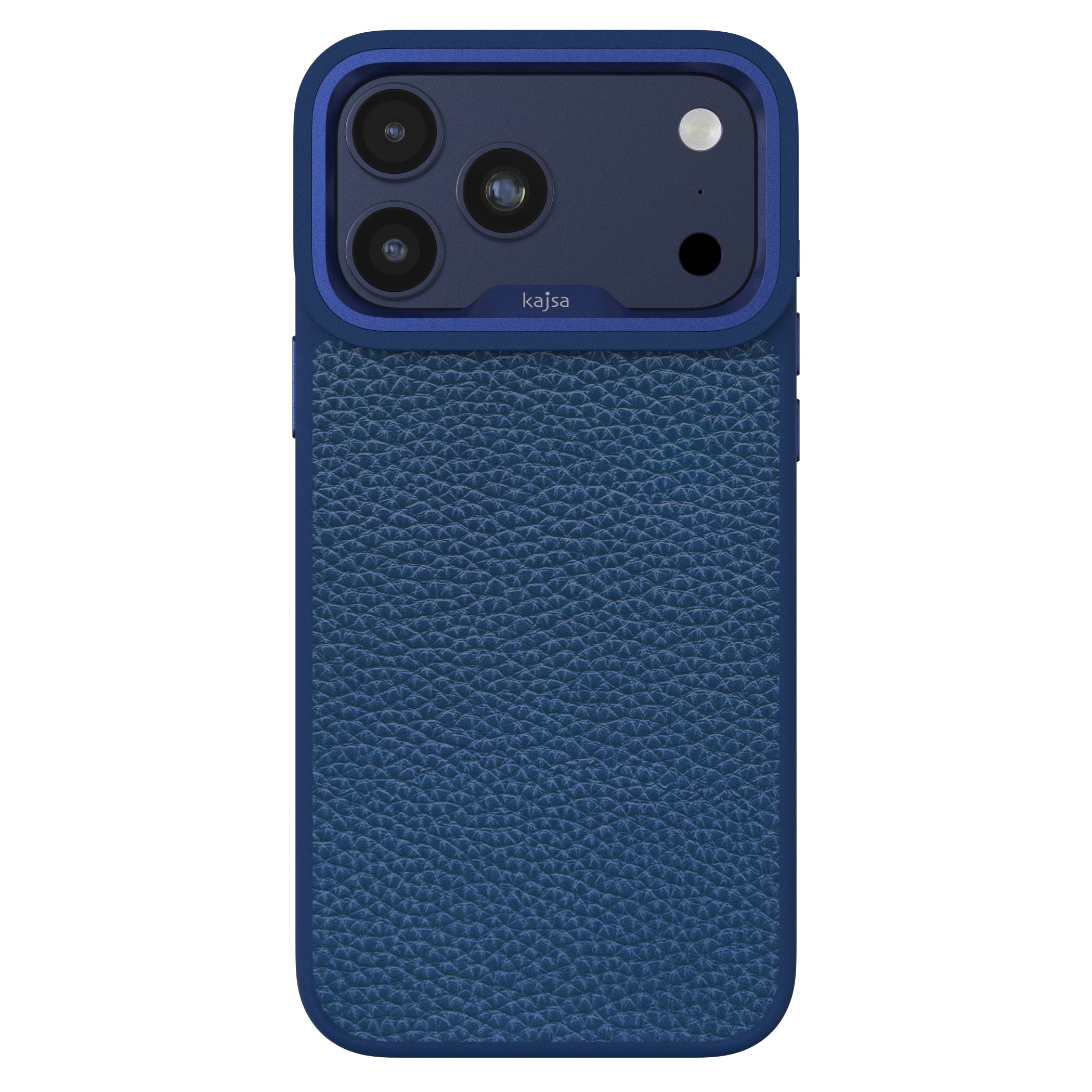 Genuine Leather Togo Litchi Pattern Back Case for iPhone 17 (MagSafe Compatible)