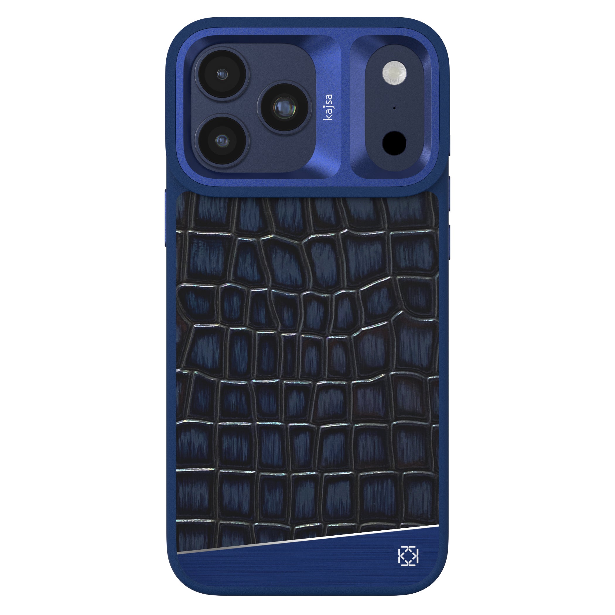 Glamorous Collection - Metallic Croco 2 Back Case for iPhone 17 (MagSafe Compatible)