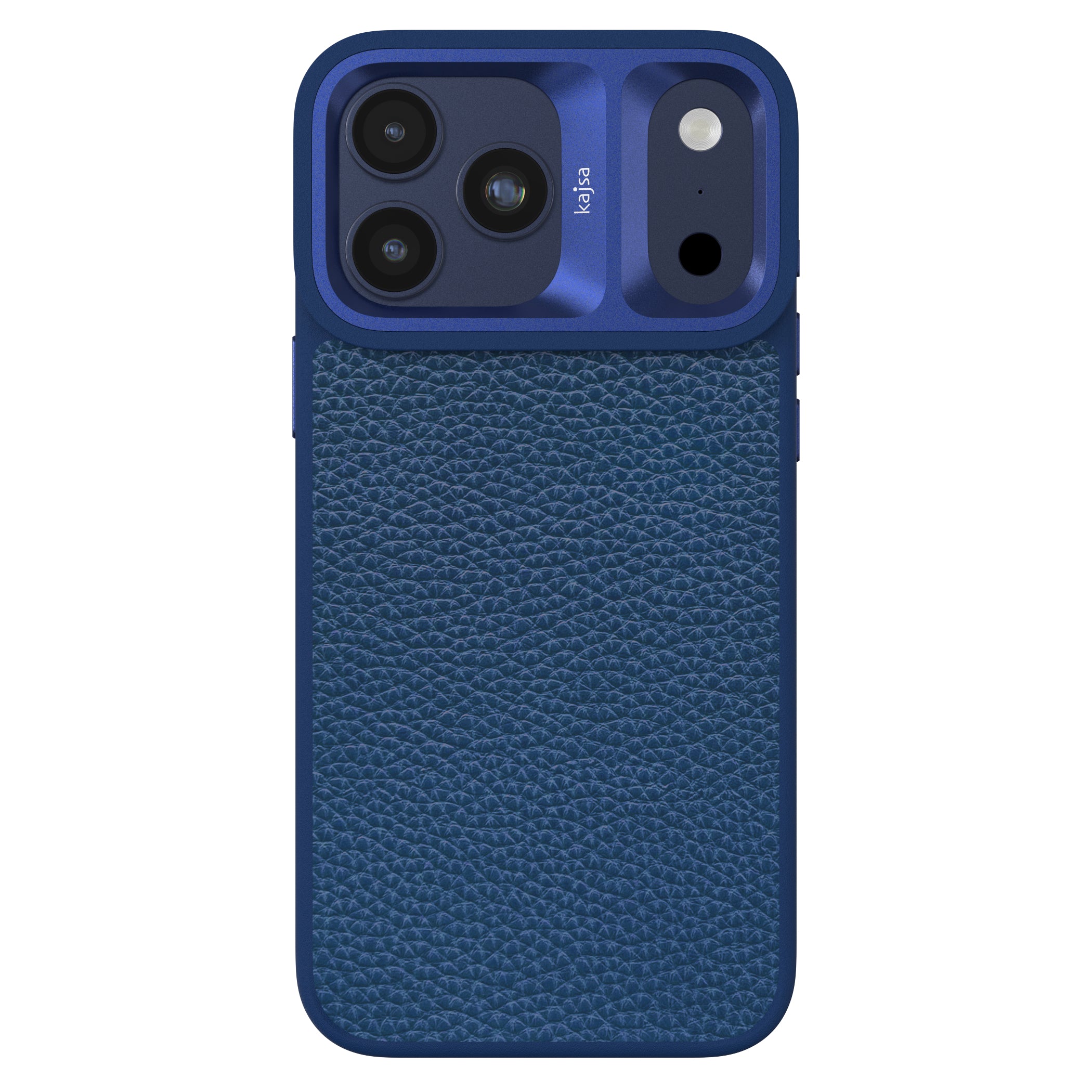 Genuine Leather Togo Litchi Pattern Back Case for iPhone 17 (MagSafe Compatible)