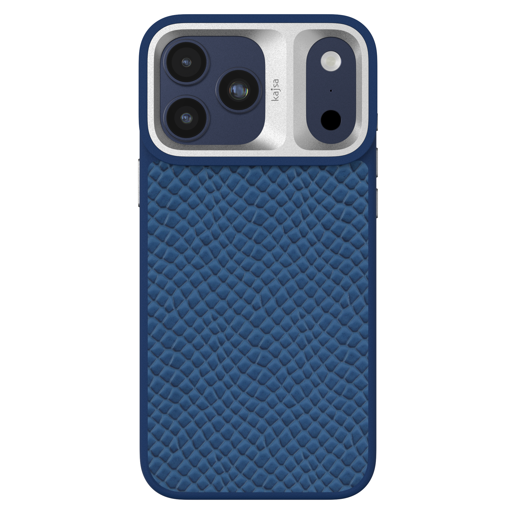 Genuine Leather Pearl Pattern Back Case for iPhone 17 (MagSafe Compatible)