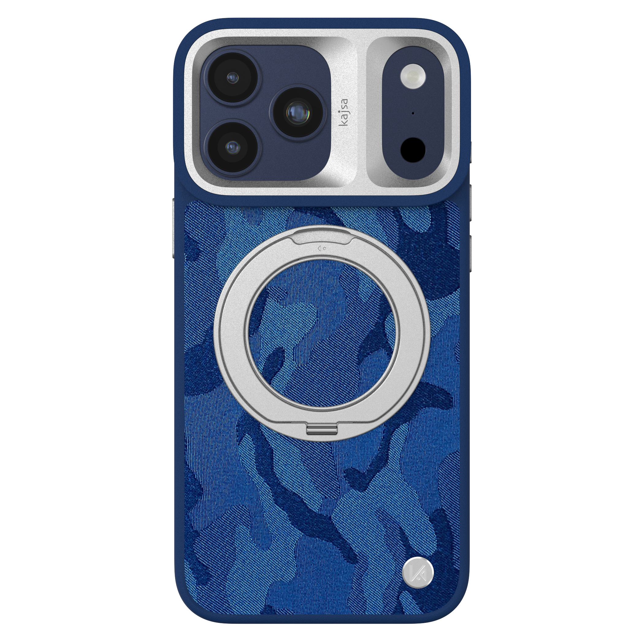 GeoRing Collection - Camo Satin Back Case for iPhone 17 (MagSafe Compatible)