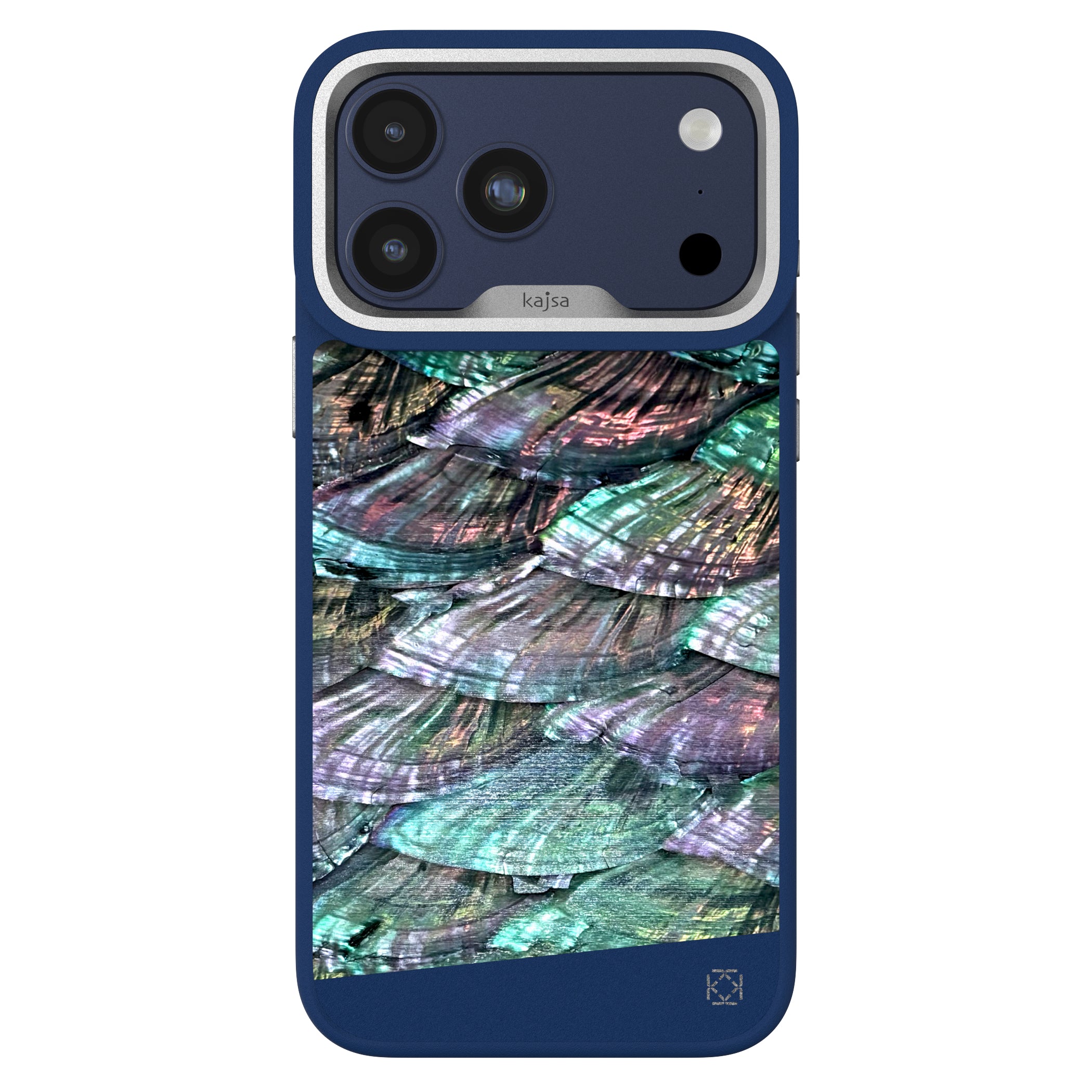 Glamorous Collection - Pearl Patchwork Back Case for iPhone 17 (MagSafe Compatible)