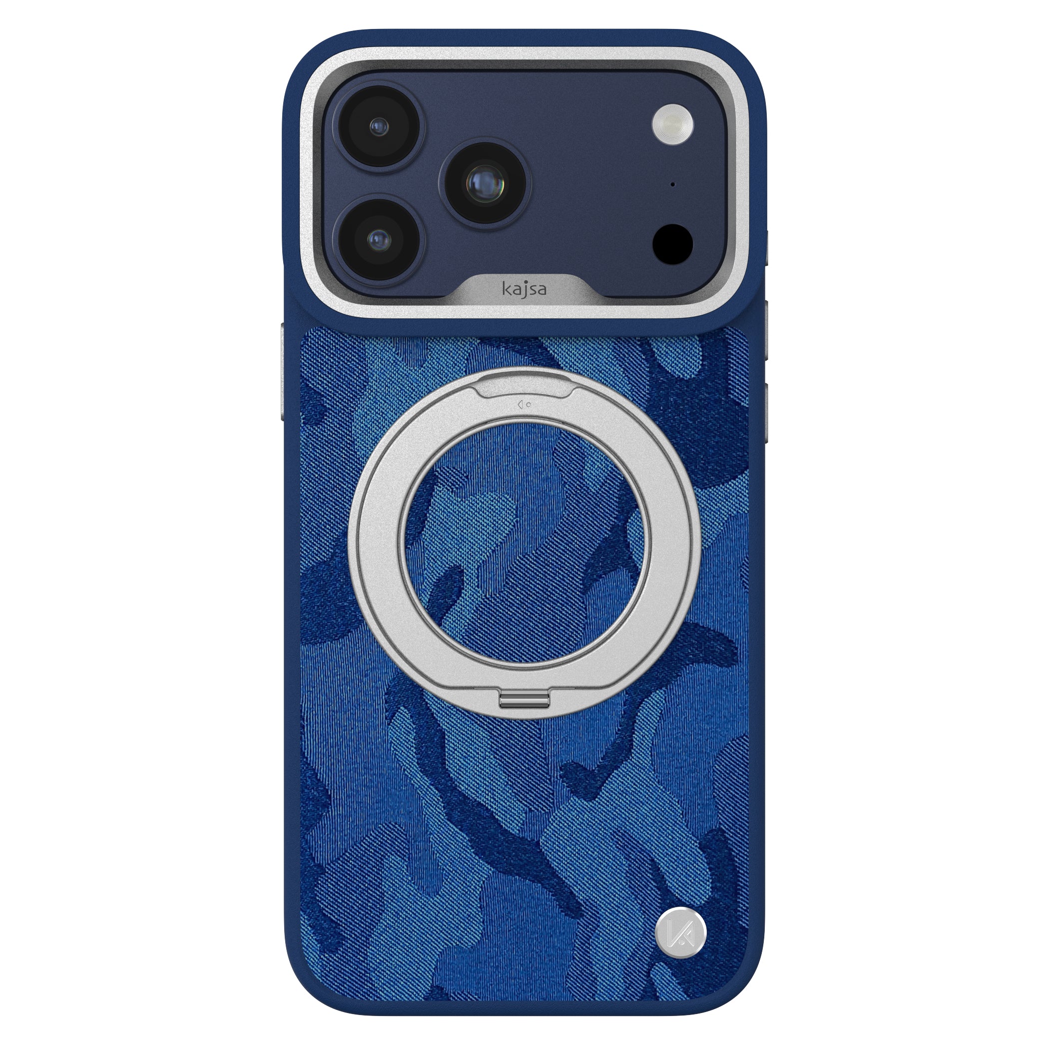 GeoRing Collection - Camo Satin Back Case for iPhone 17 (MagSafe Compatible)
