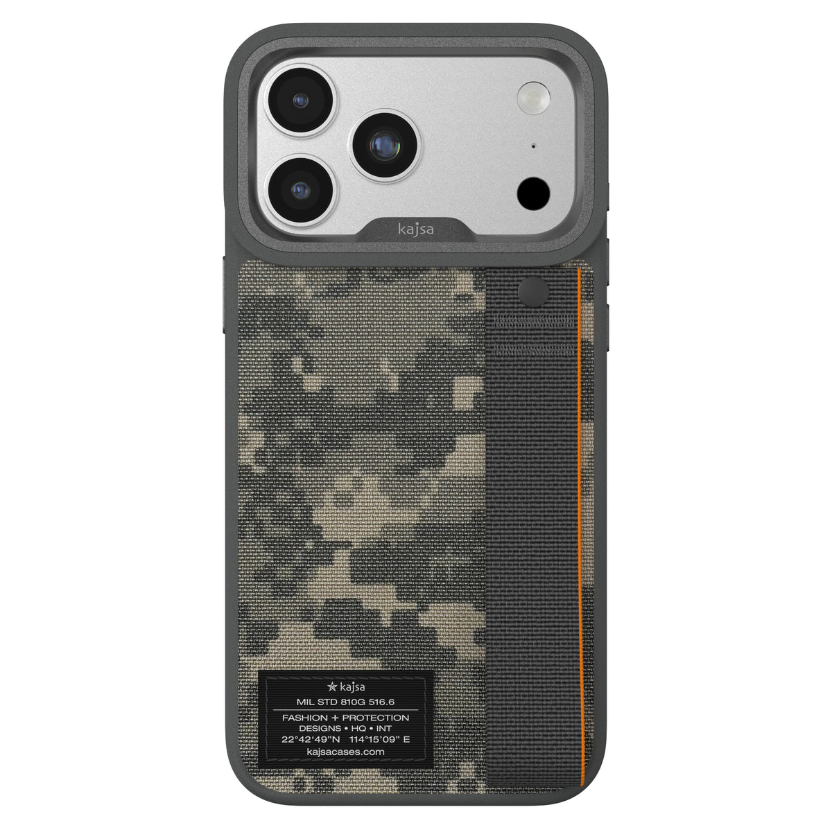 Military Collection - Straps Back Case for iPhone 18 (MagSafe Compatible)