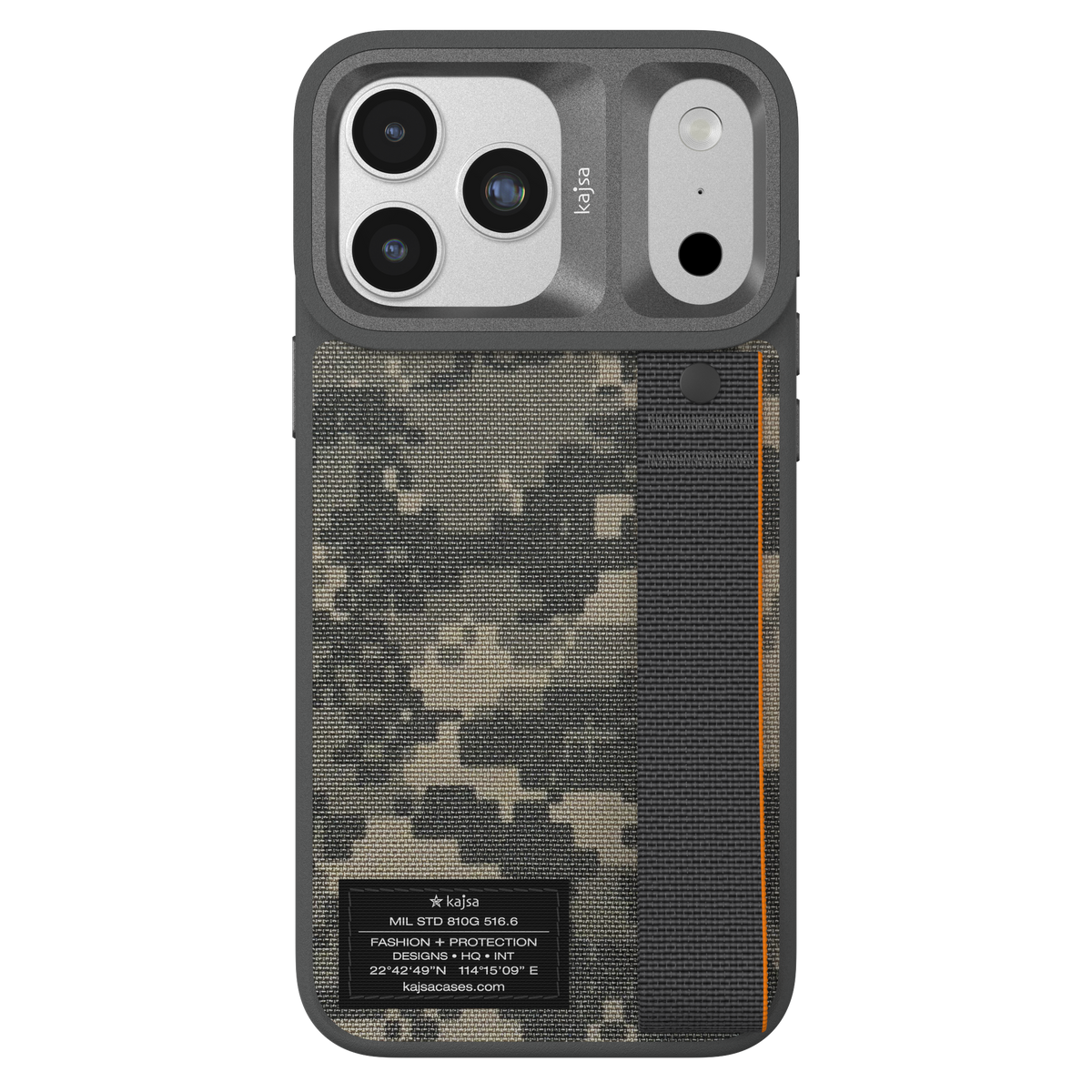 Military Collection - Straps Back Case for iPhone 18 (MagSafe Compatible)