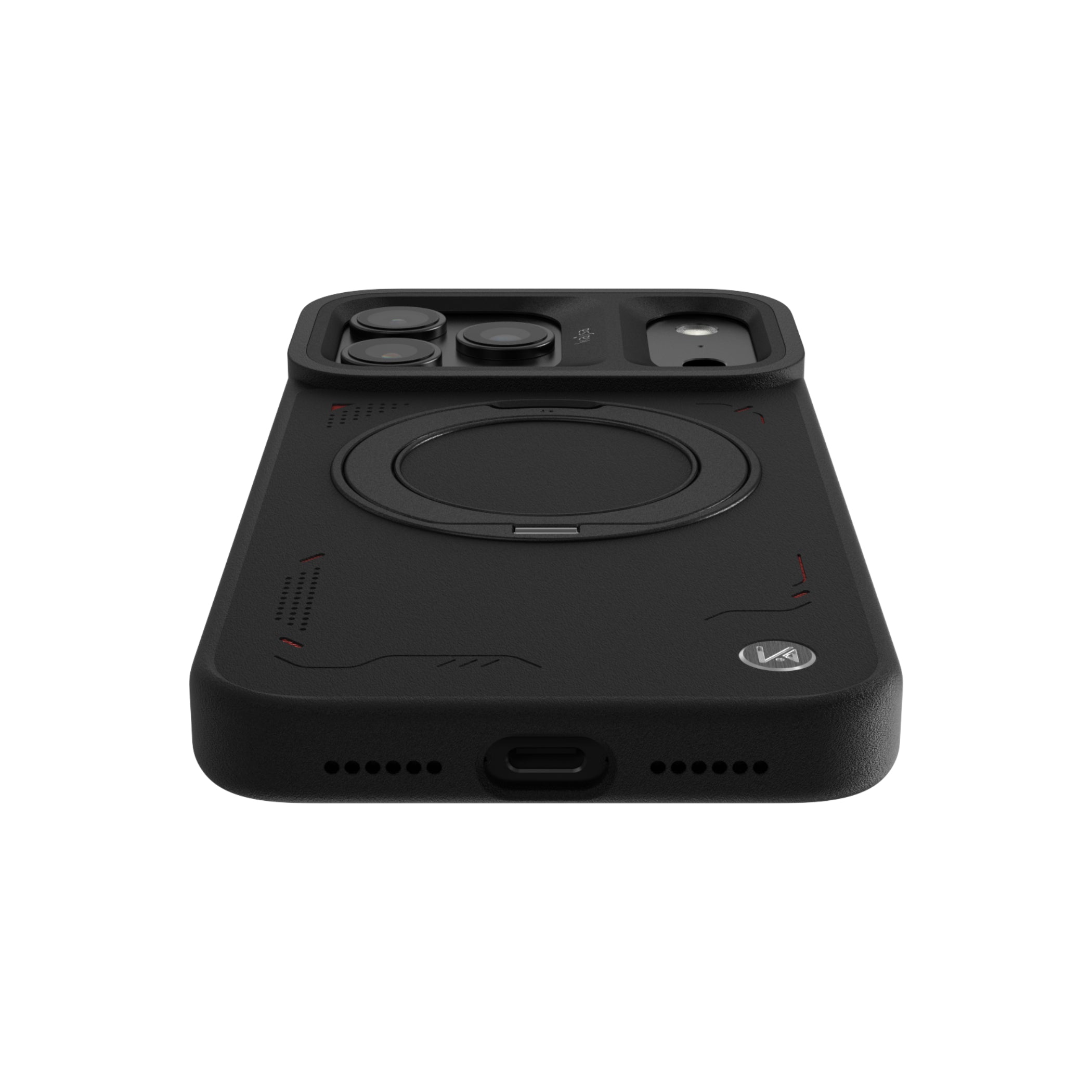 GeoRing Collection - Circuit Back Case for iPhone 18 (MagSafe Compatible)