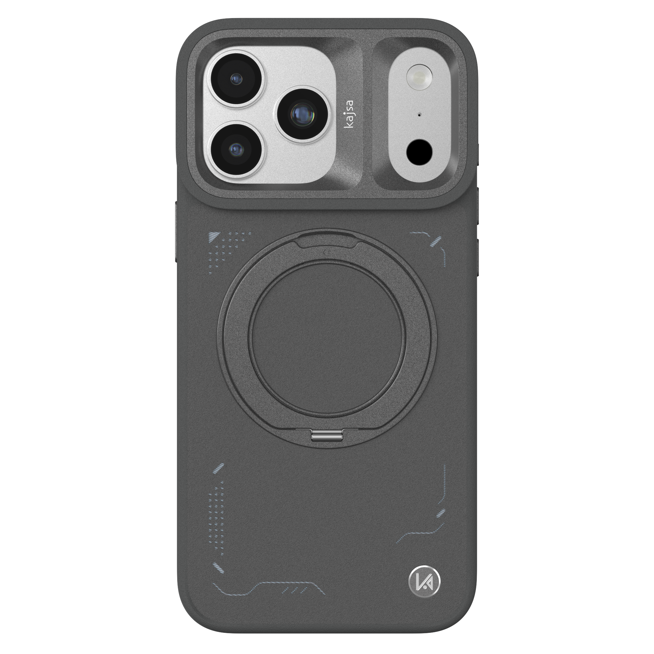 GeoRing Collection - Circuit Back Case for iPhone 18 (MagSafe Compatible)