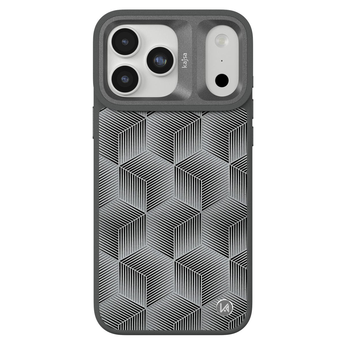 Splendid Series Collection - 3D Cube Pattern Back Case for iPhone 18 (MagSafe Compatible)